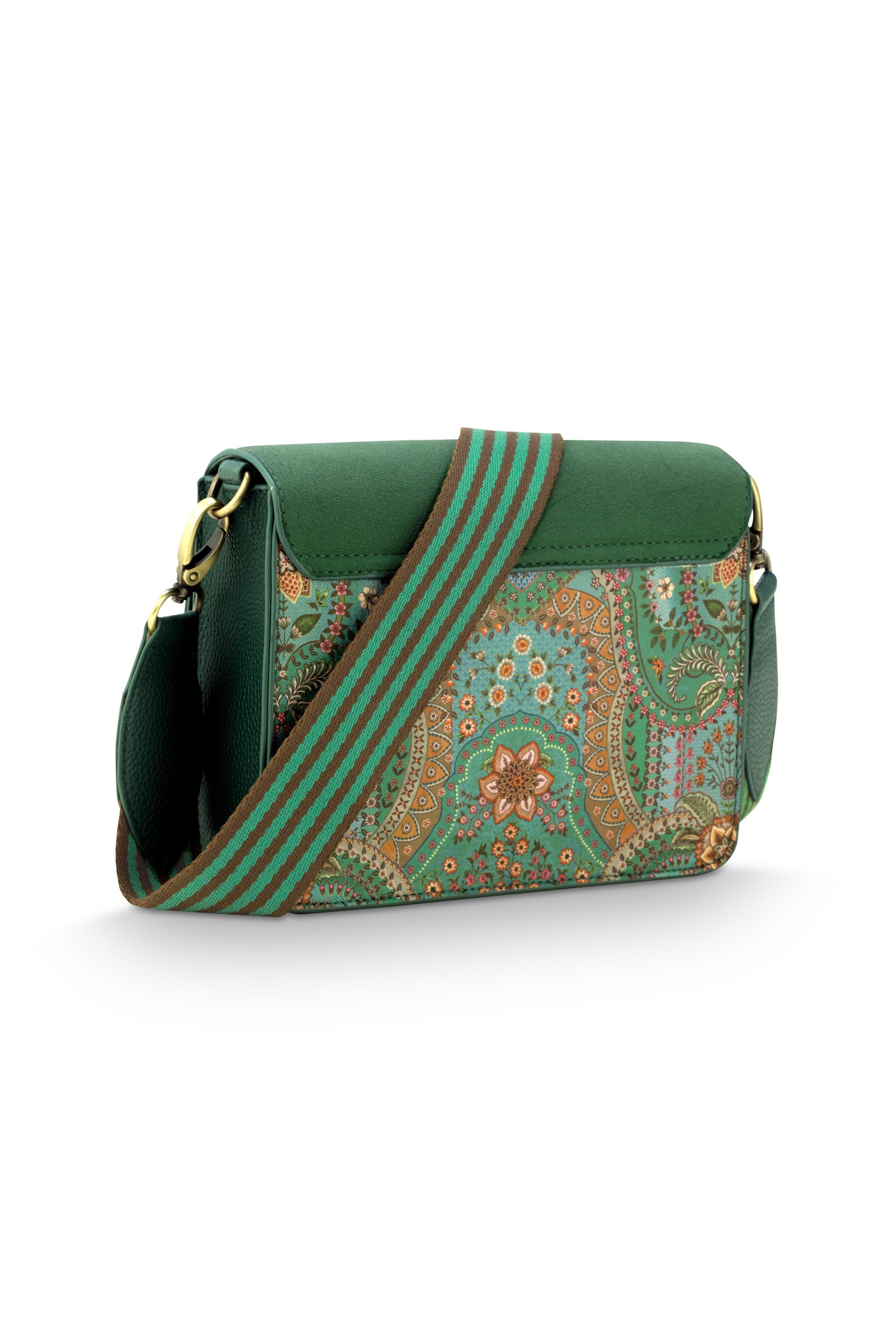 Сумка кросс-боди маленькая Fenna Cross Jabali Green, 1,3 л ракурс 3
