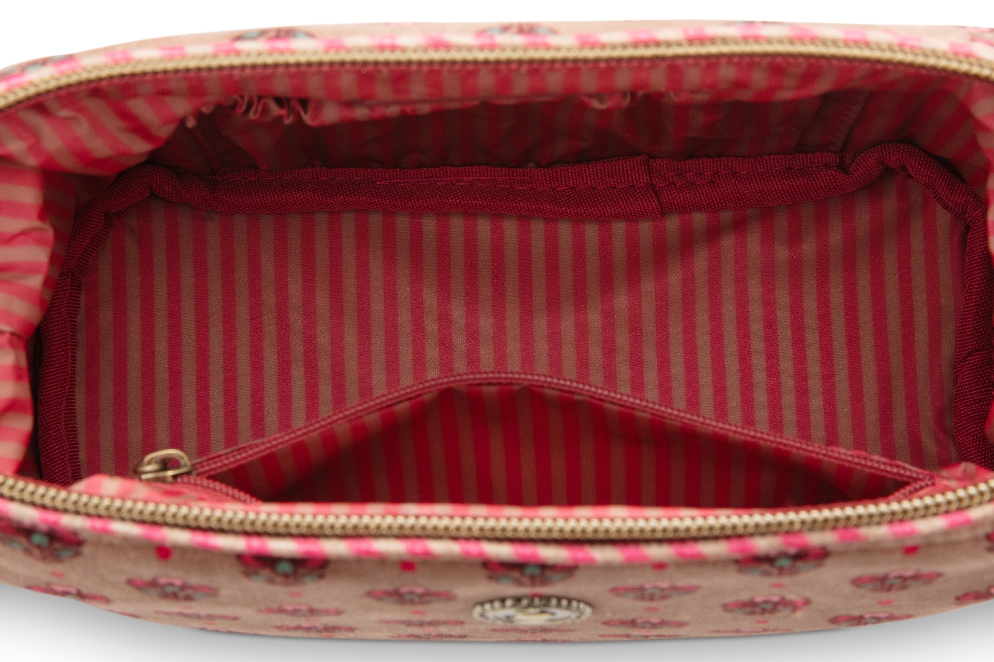 Косметичка маленькая Jaipur Flower Sand-Pink, 1 л, 19х8,5х12 см