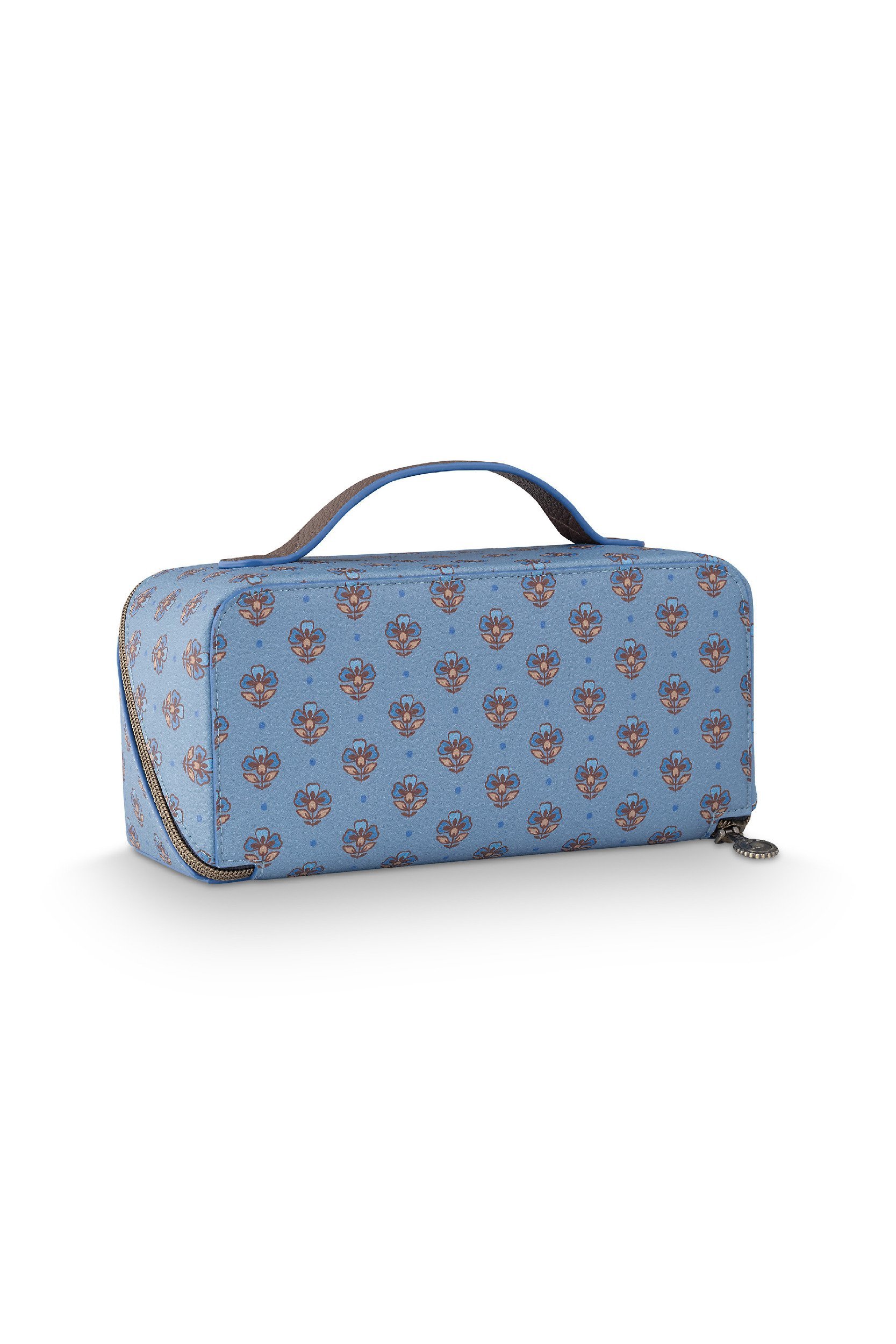 Косметичка средняя Cyrille Jaipur Flower Blue, 4,5 л, 23,5х10,5х11 ракурс 3