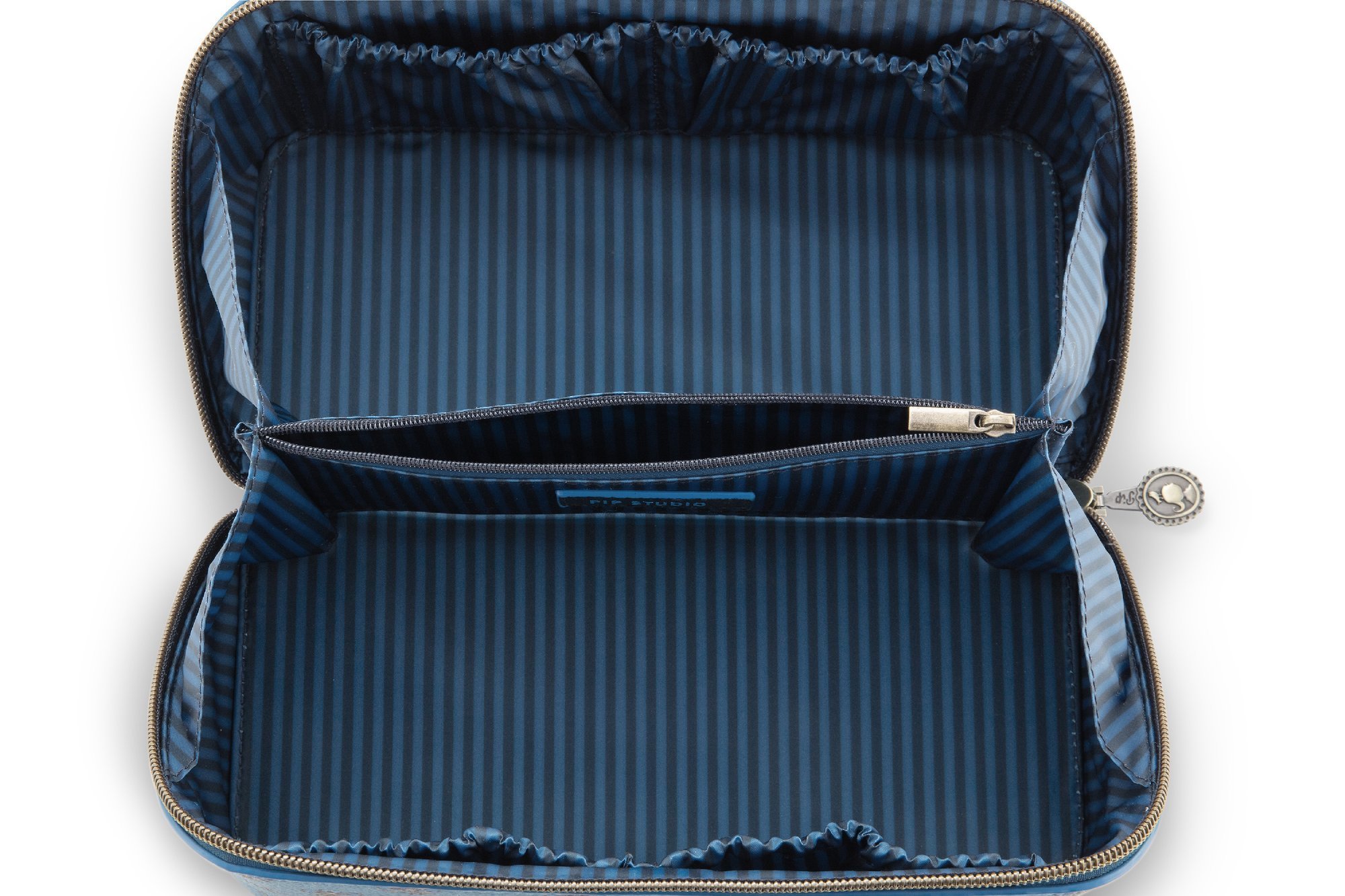 Косметичка средняя Cyrille Jaipur Flower Blue, 4,5 л, 23,5х10,5х11