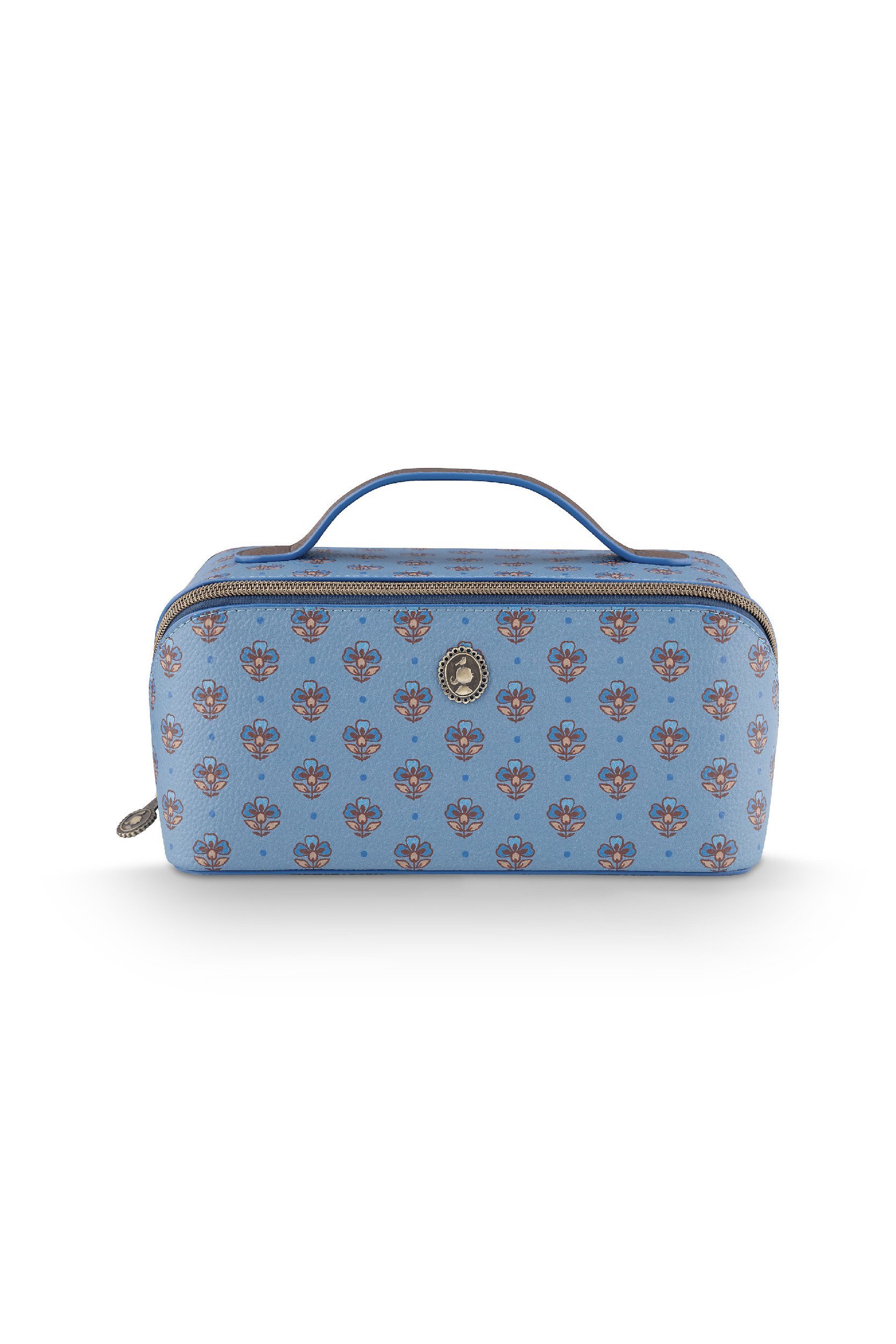 Косметичка средняя Cyrille Jaipur Flower Blue, 4,5 л, 23,5х10,5х11 ракурс 2