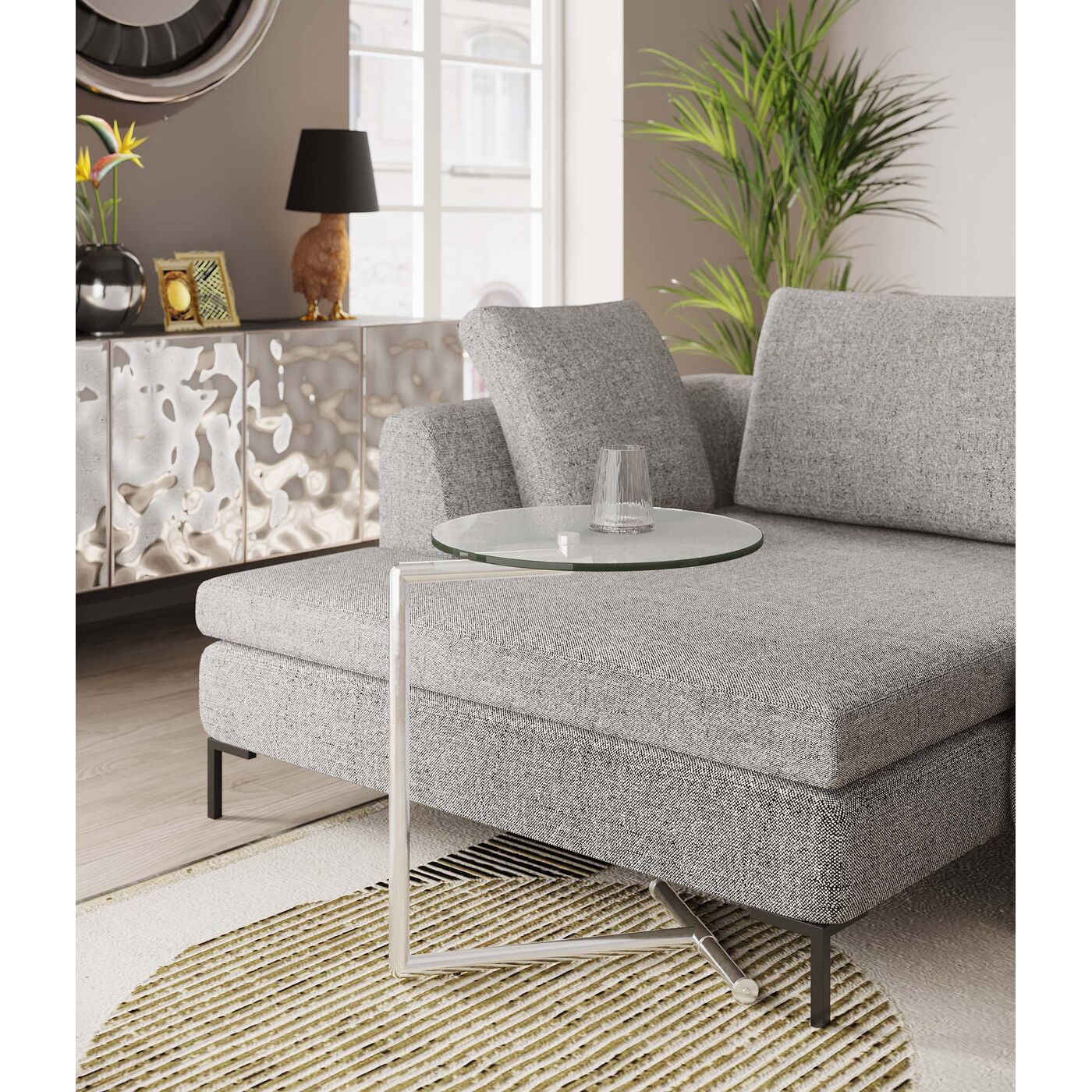 Стол приставной Easy Living Clear ракурс 11