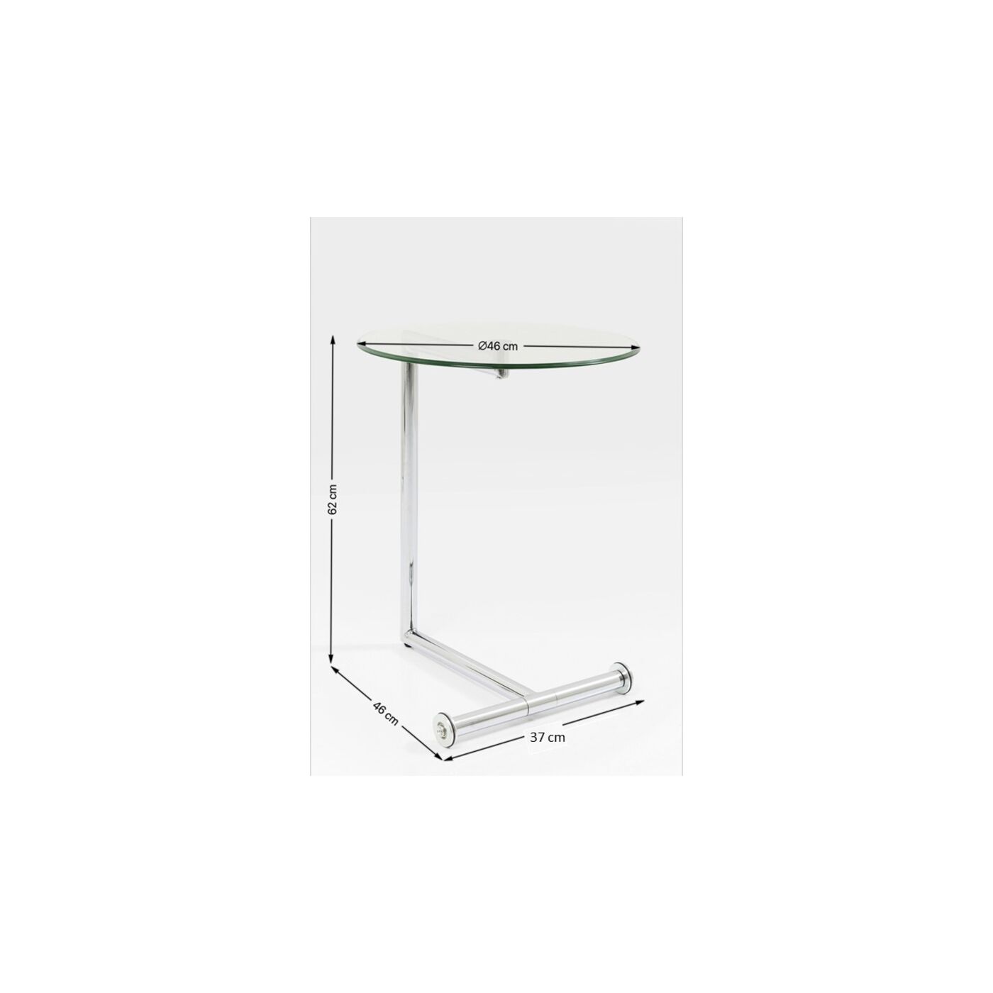 Стол приставной Easy Living Clear ракурс 9