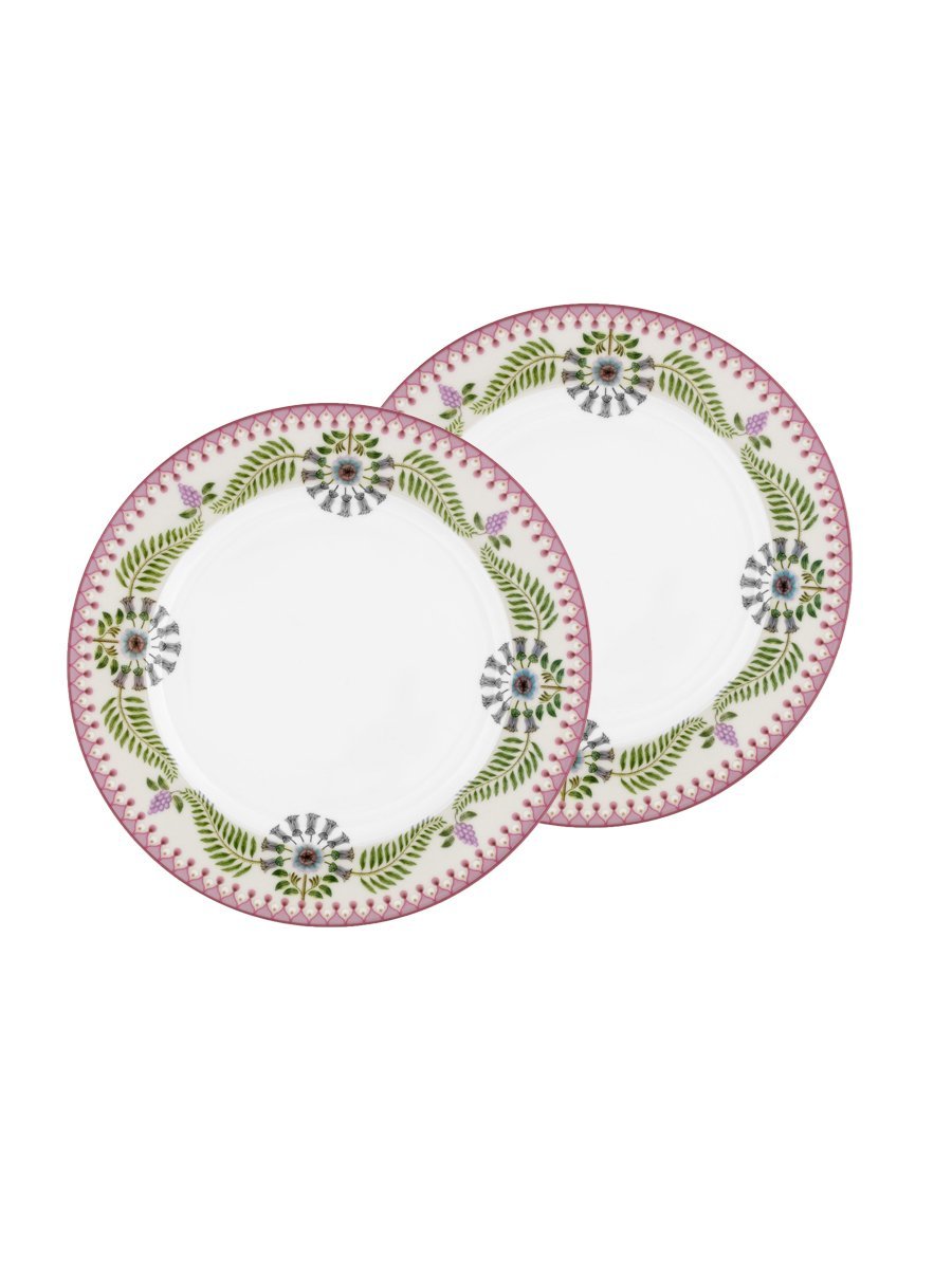 Набор тарелок (2 шт. по Ø23 см) Lily&Lotus Moon Delight Off White ракурс 2