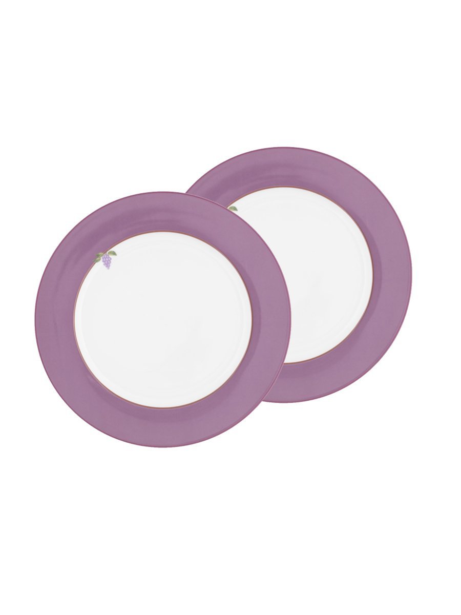 Набор тарелок (2 шт. по Ø26,5 см) Lily&Lotus Uni Lilac ракурс 2