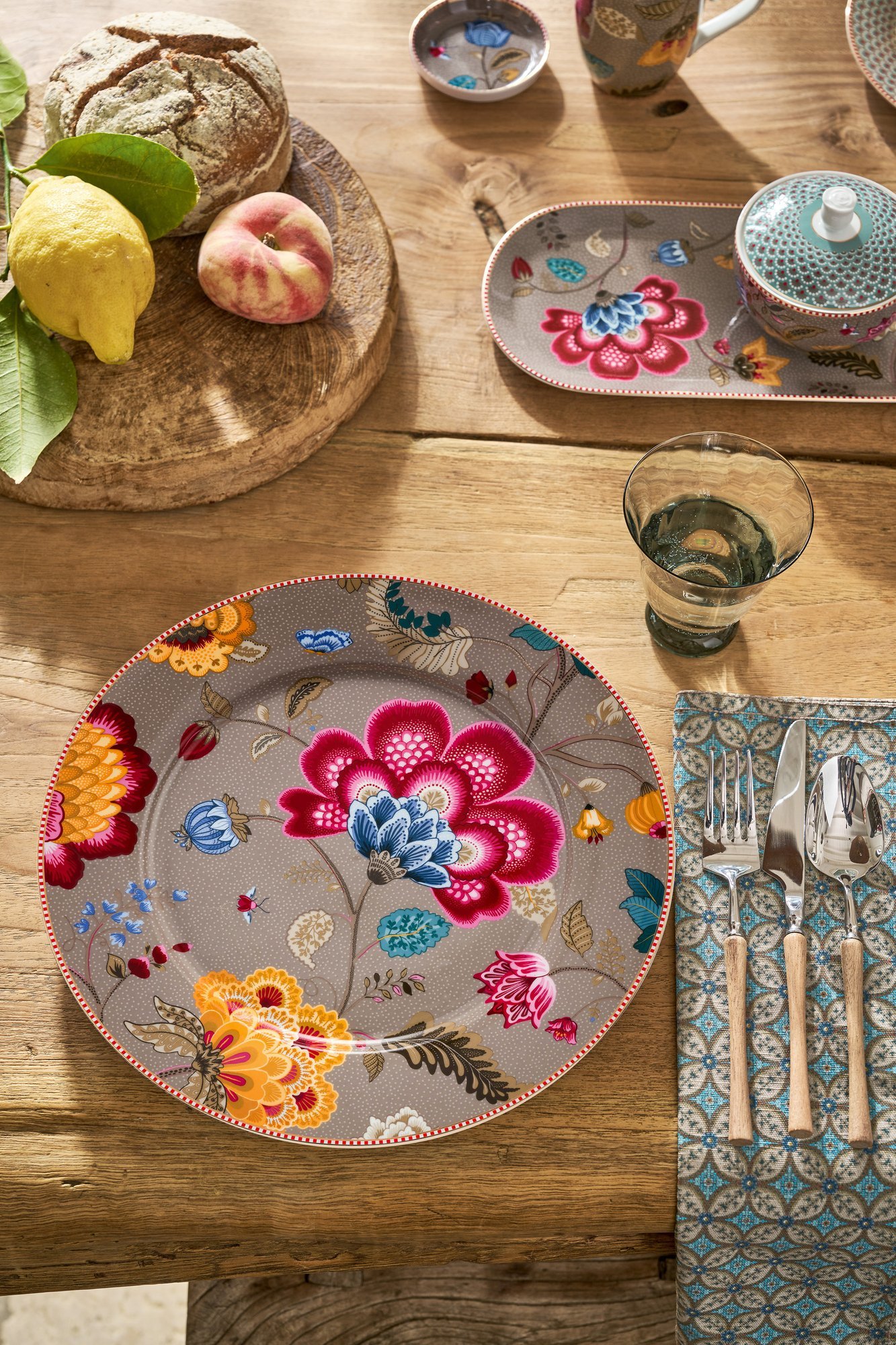 Сахарница Blooming Tales Fantasy Khaki-Blue ракурс 5