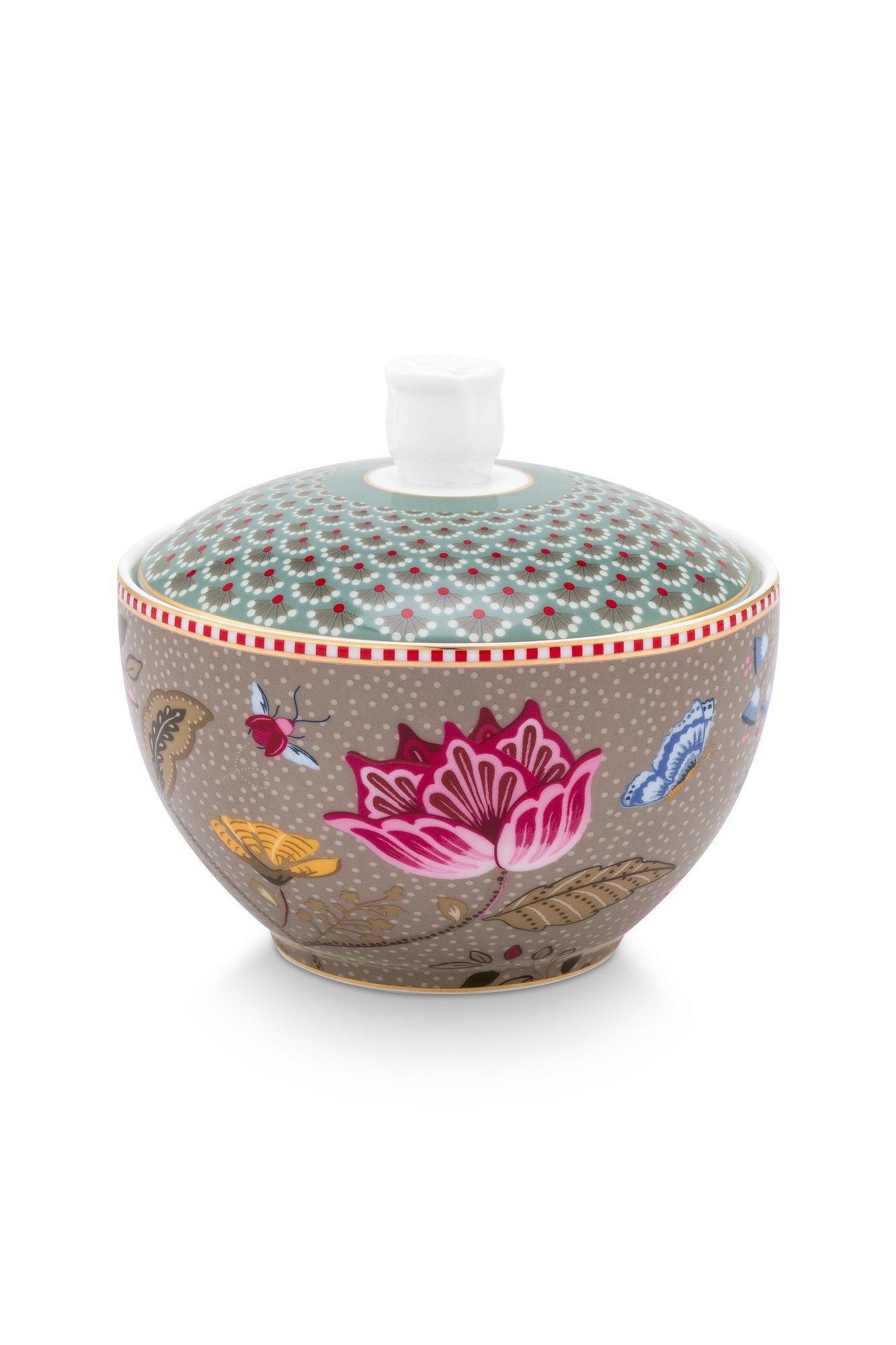 Сахарница Blooming Tales Fantasy Khaki-Blue ракурс 3