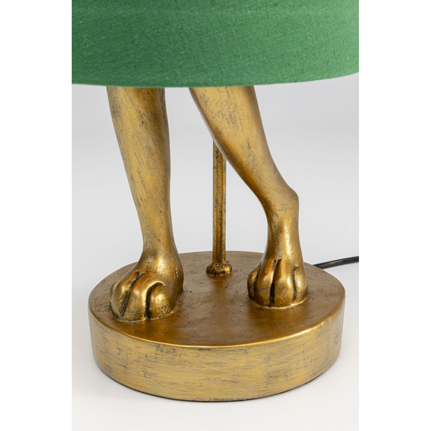 Светильник настольный Animal Rabbit Gold-Green ракурс 4