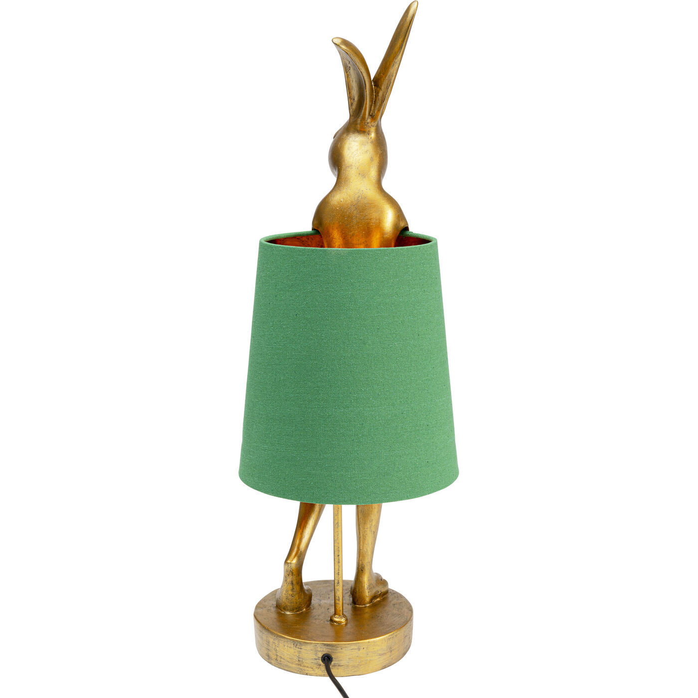 Светильник настольный Animal Rabbit Gold-Green ракурс 11