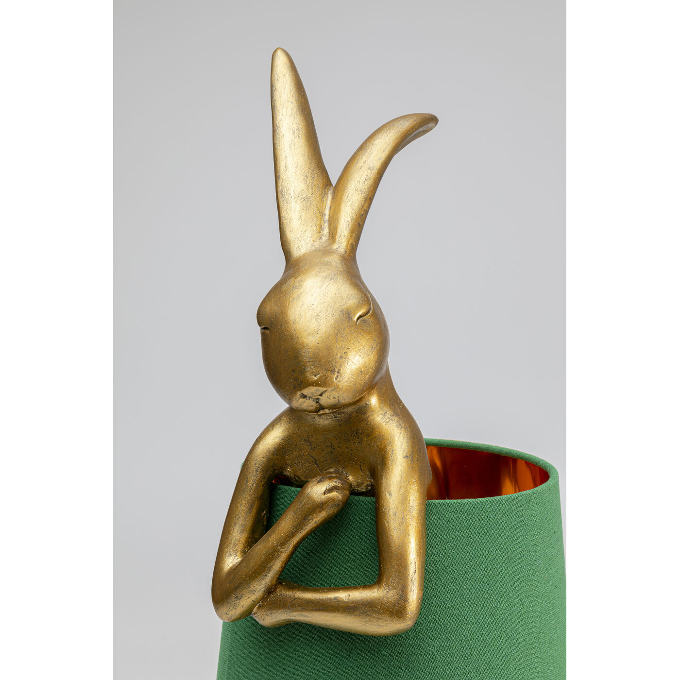 Светильник настольный Animal Rabbit Gold-Green, 68 см