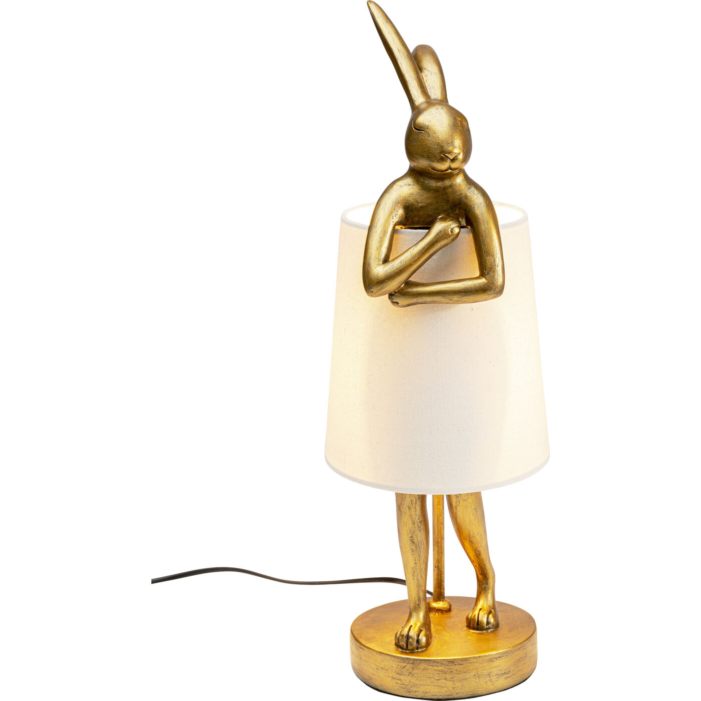 Светильник настольный Animal Rabbit Gold-White ракурс 2