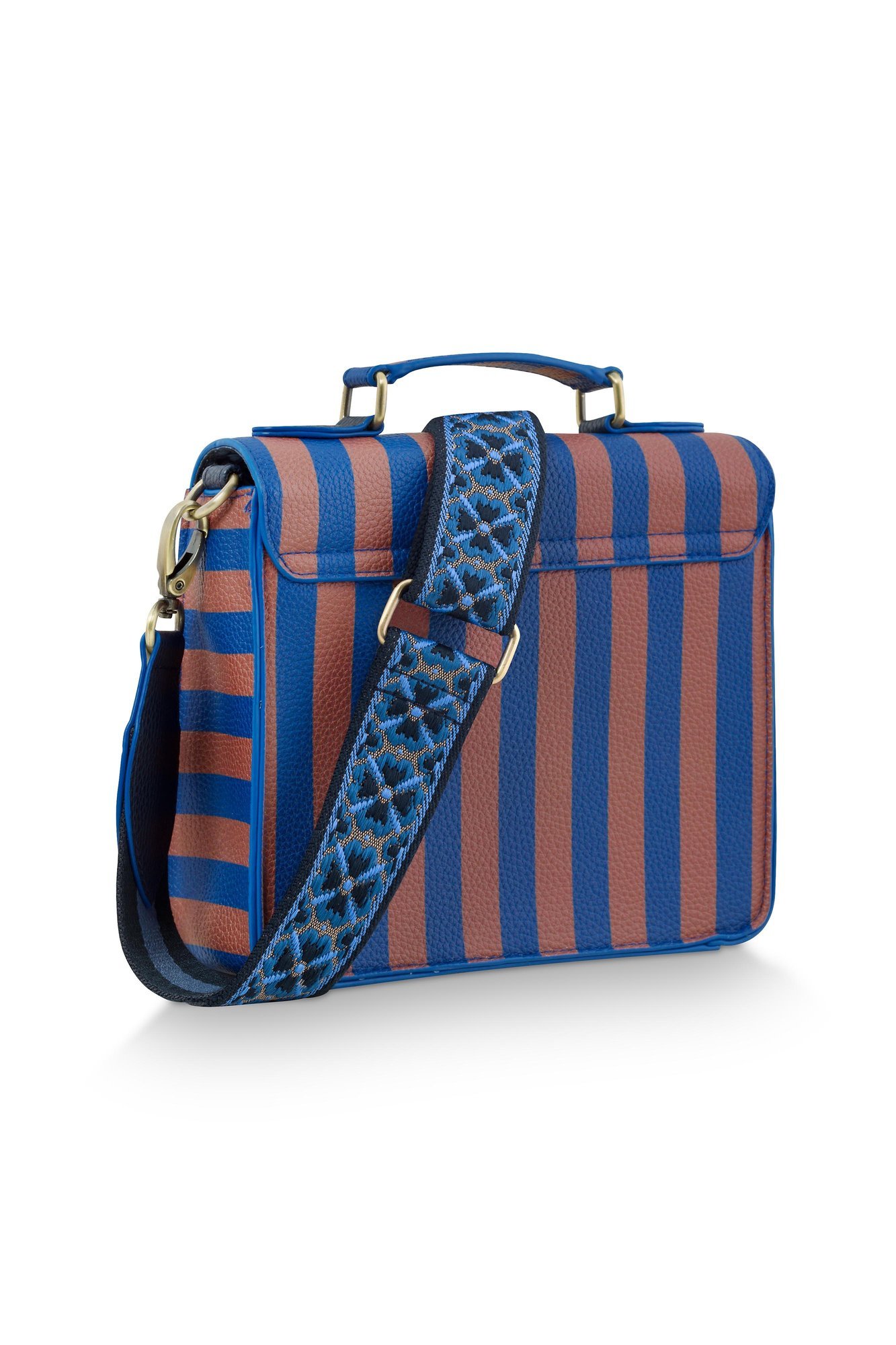 Сумка маленькая Frances Stripe Blue, 1,8 л ракурс 3