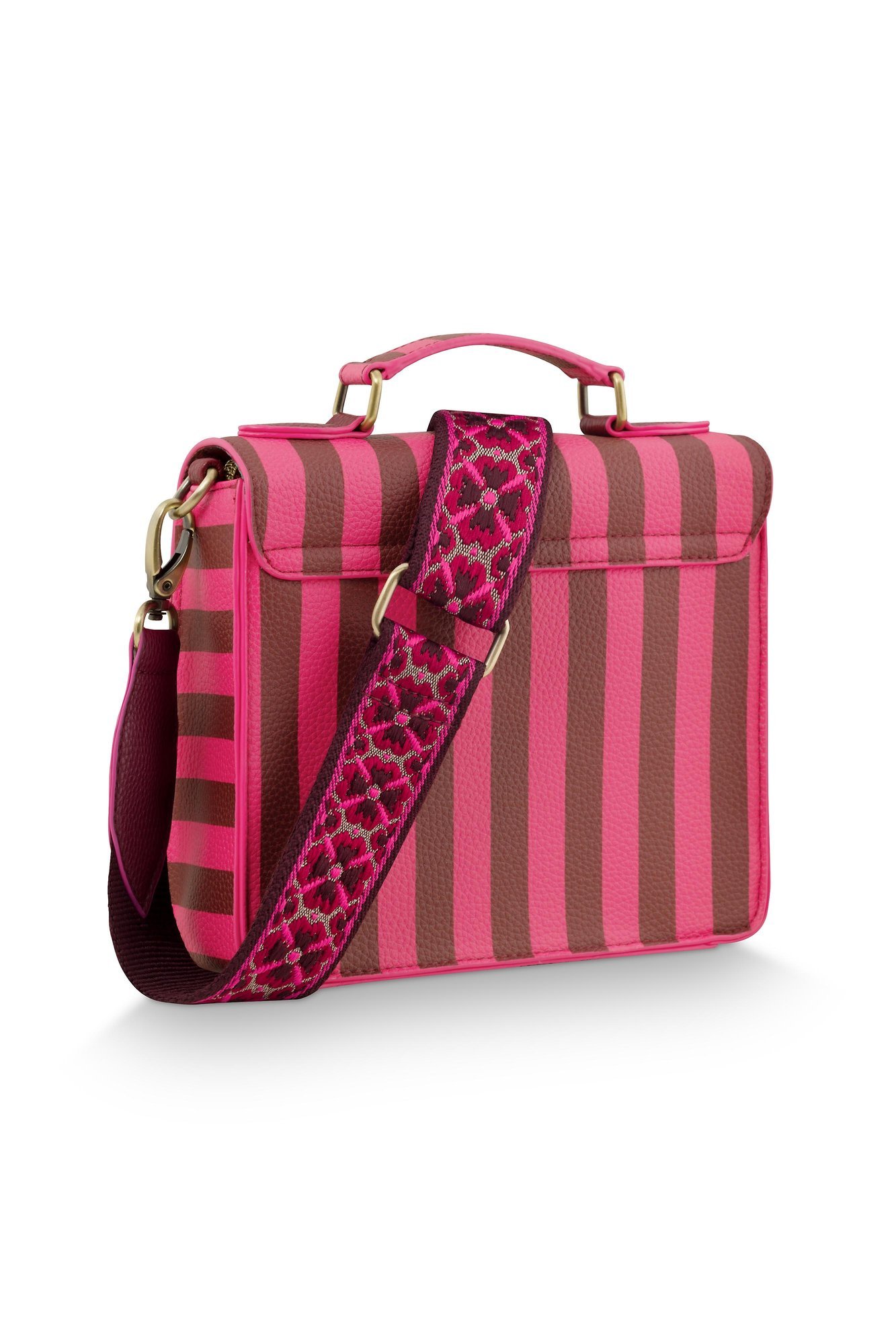 Сумка маленькая Frances Stripe Pink, 1,8 л ракурс 3