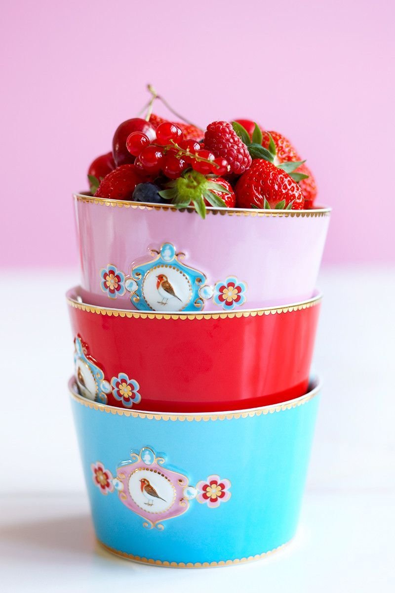 Набор пиал (2 шт. по Ø15 см) Love Birds Medallion Pink