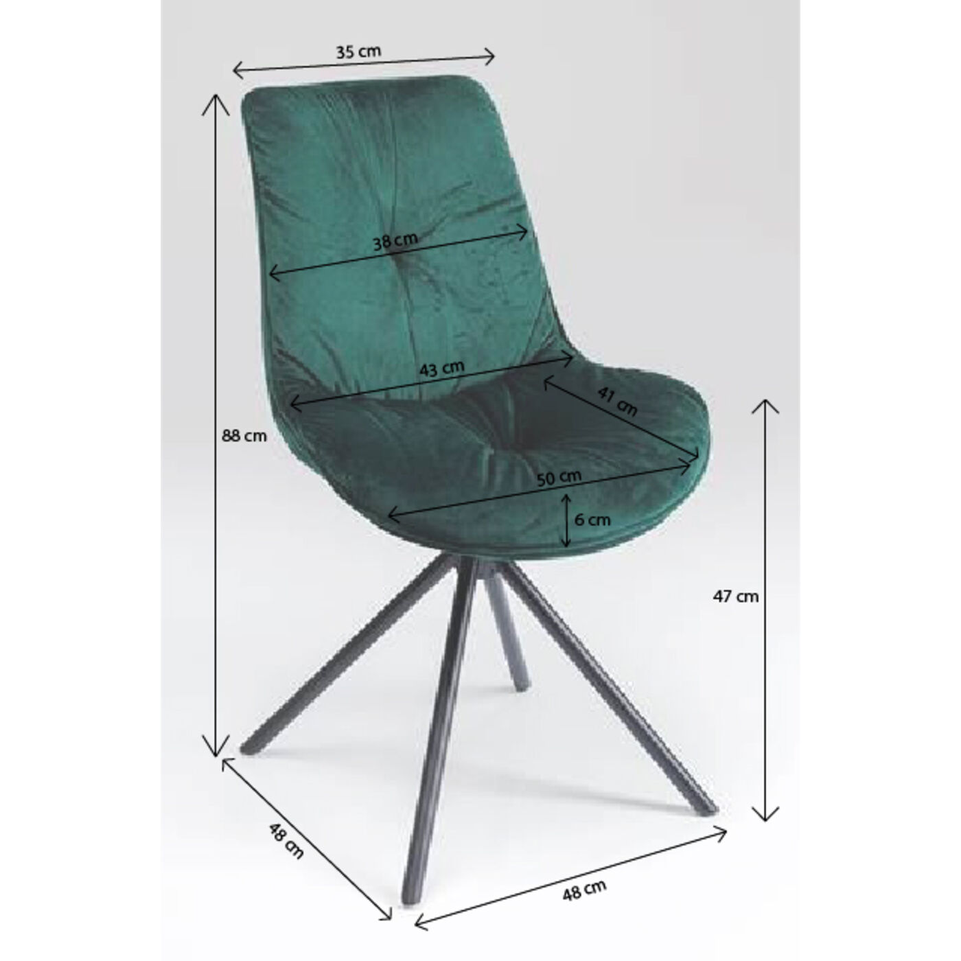 Стул Mila Green ракурс 7