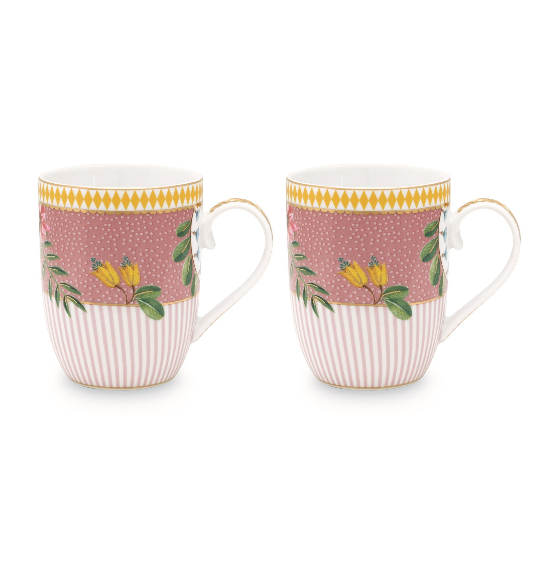 Набор кружек маленьких (2 шт.) La Majorelle Pink ракурс 2