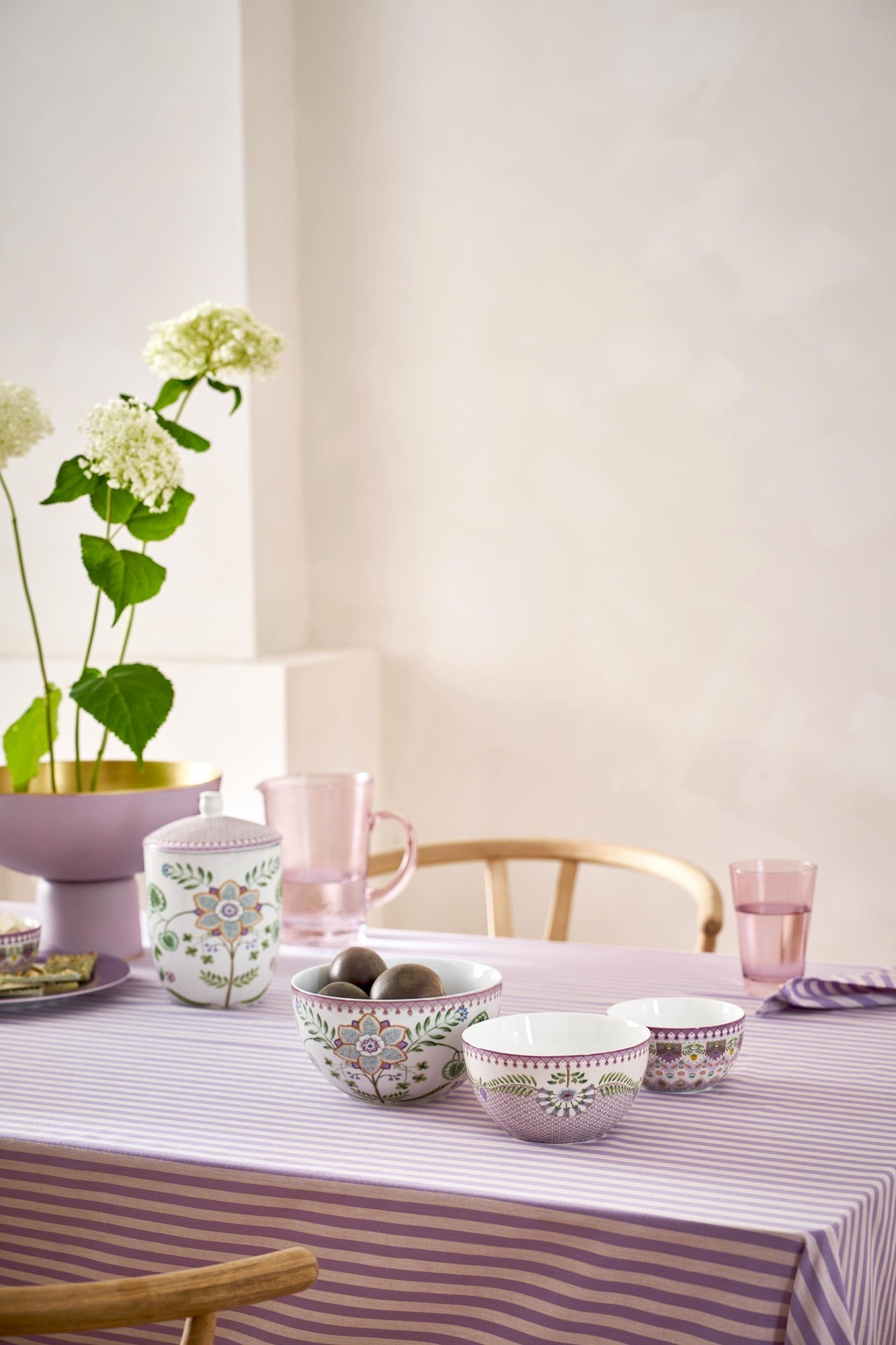 Набор пиал (2 шт. по Ø15 см) Lily&Lotus Tiles Lilac