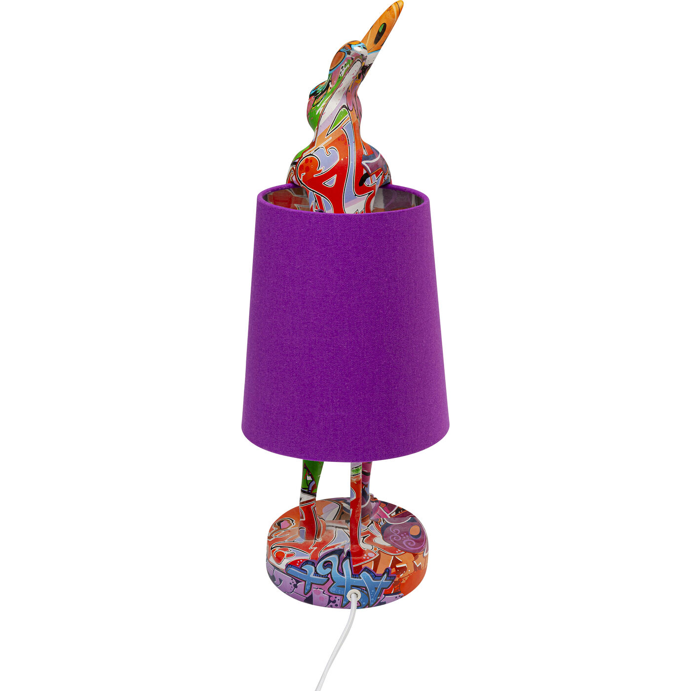Светильник настольный Animal Rabbit Graffiti-Purple ракурс 9