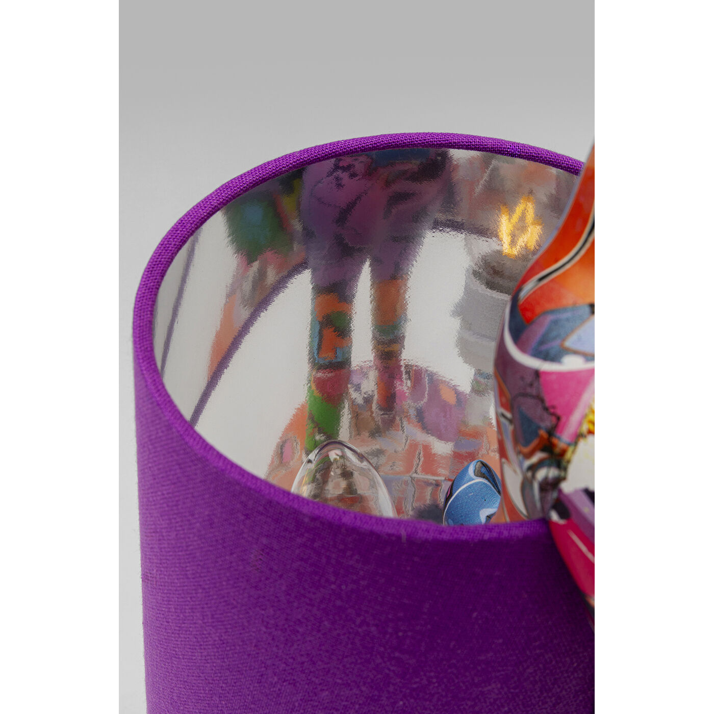 Светильник настольный Animal Rabbit Graffiti-Purple ракурс 3