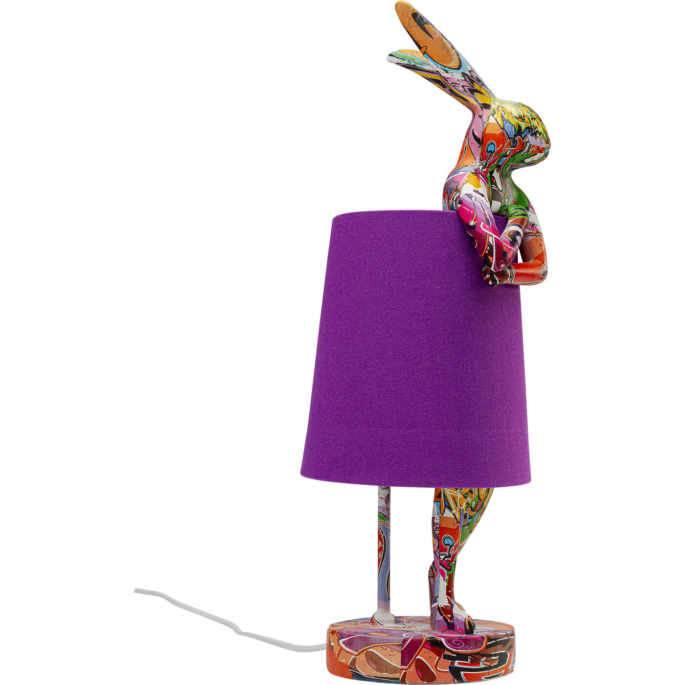 Светильник настольный Animal Rabbit Graffiti-Purple ракурс 8