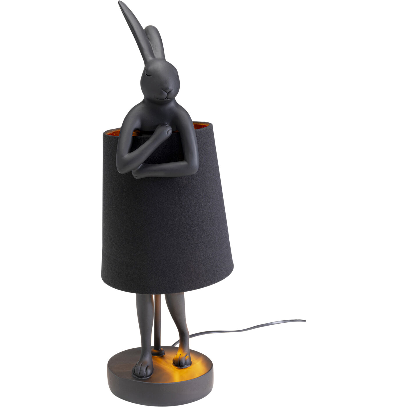Светильник настольный Animal Rabbit Matt Black ракурс 2