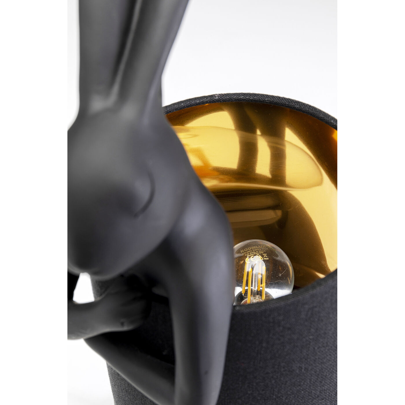 Светильник настольный Animal Rabbit Matt Black ракурс 3