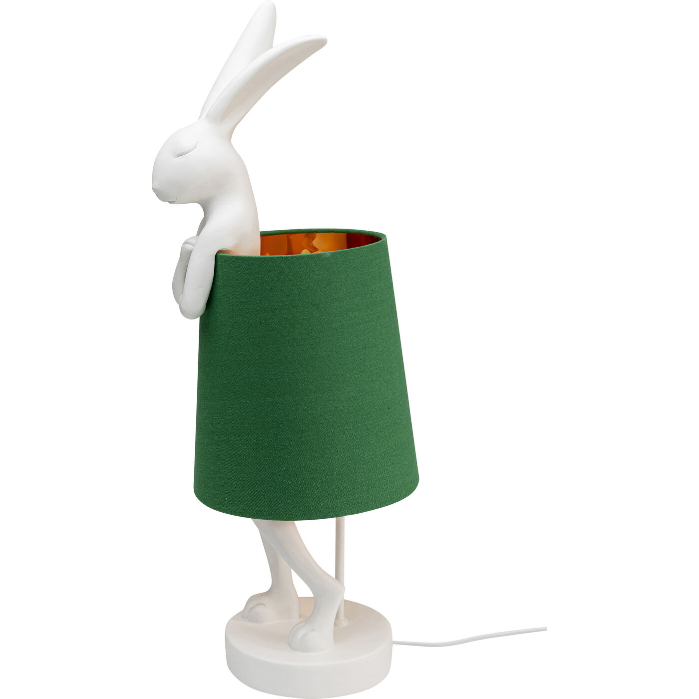 Светильник настольный Animal Rabbit White-Green ракурс 10