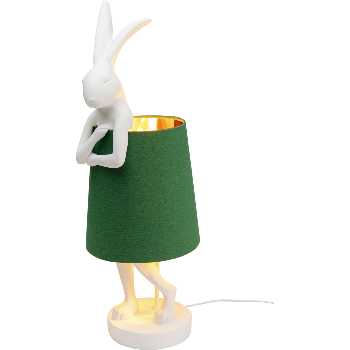 Светильник настольный Animal Rabbit White-Green ракурс 8