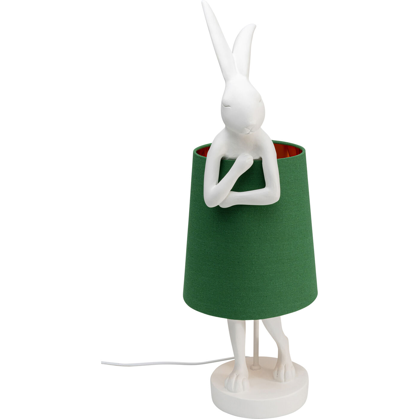 Светильник настольный Animal Rabbit White-Green ракурс 7
