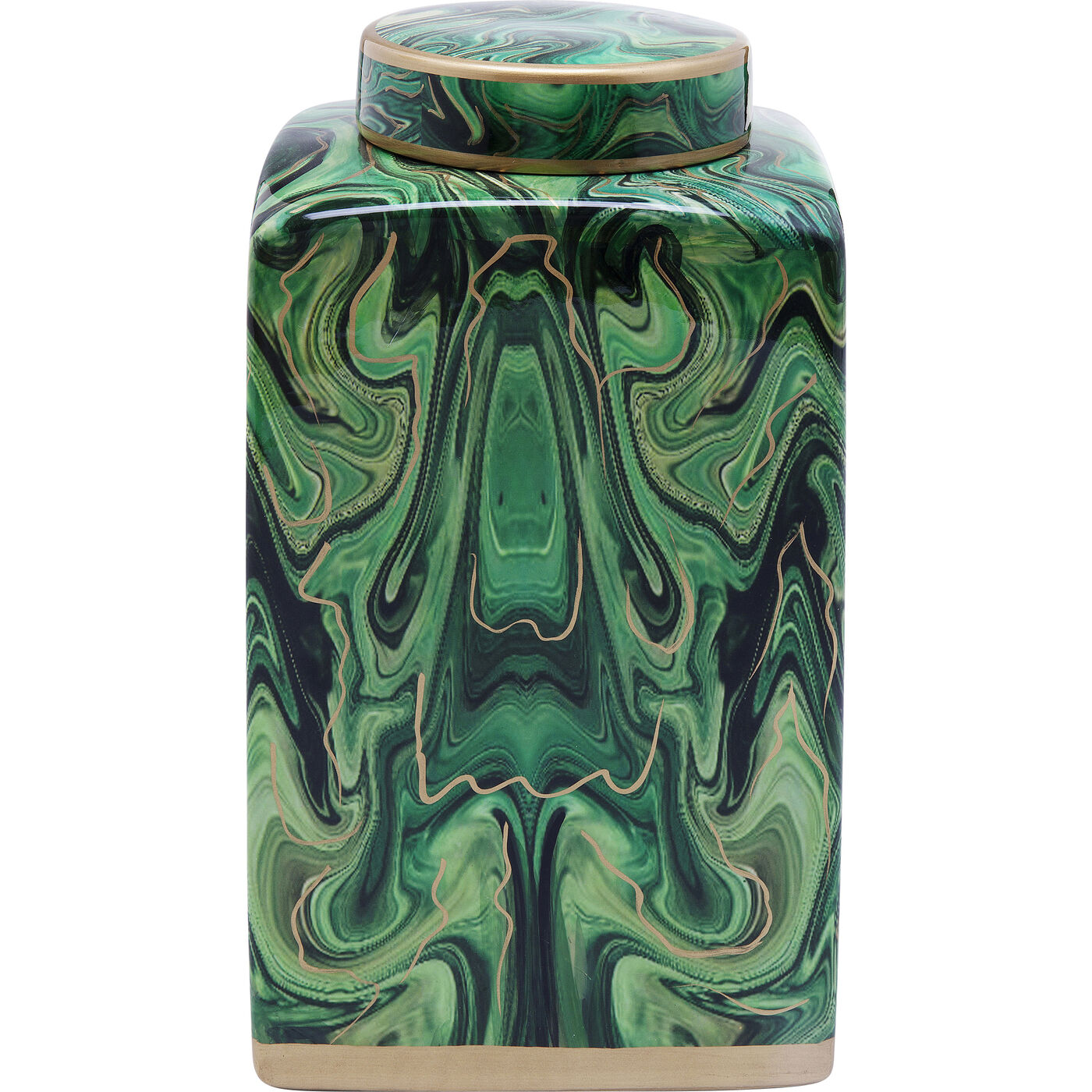 Банка декоративная Malachite ракурс 2