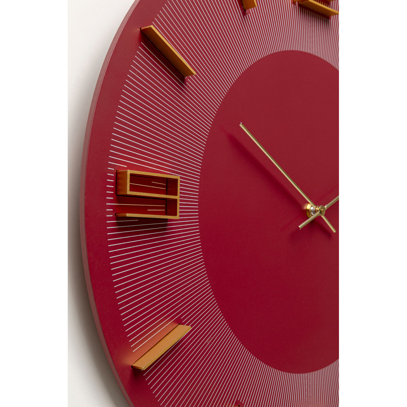 Часы настенные Leonardo Red-Gold ракурс 3