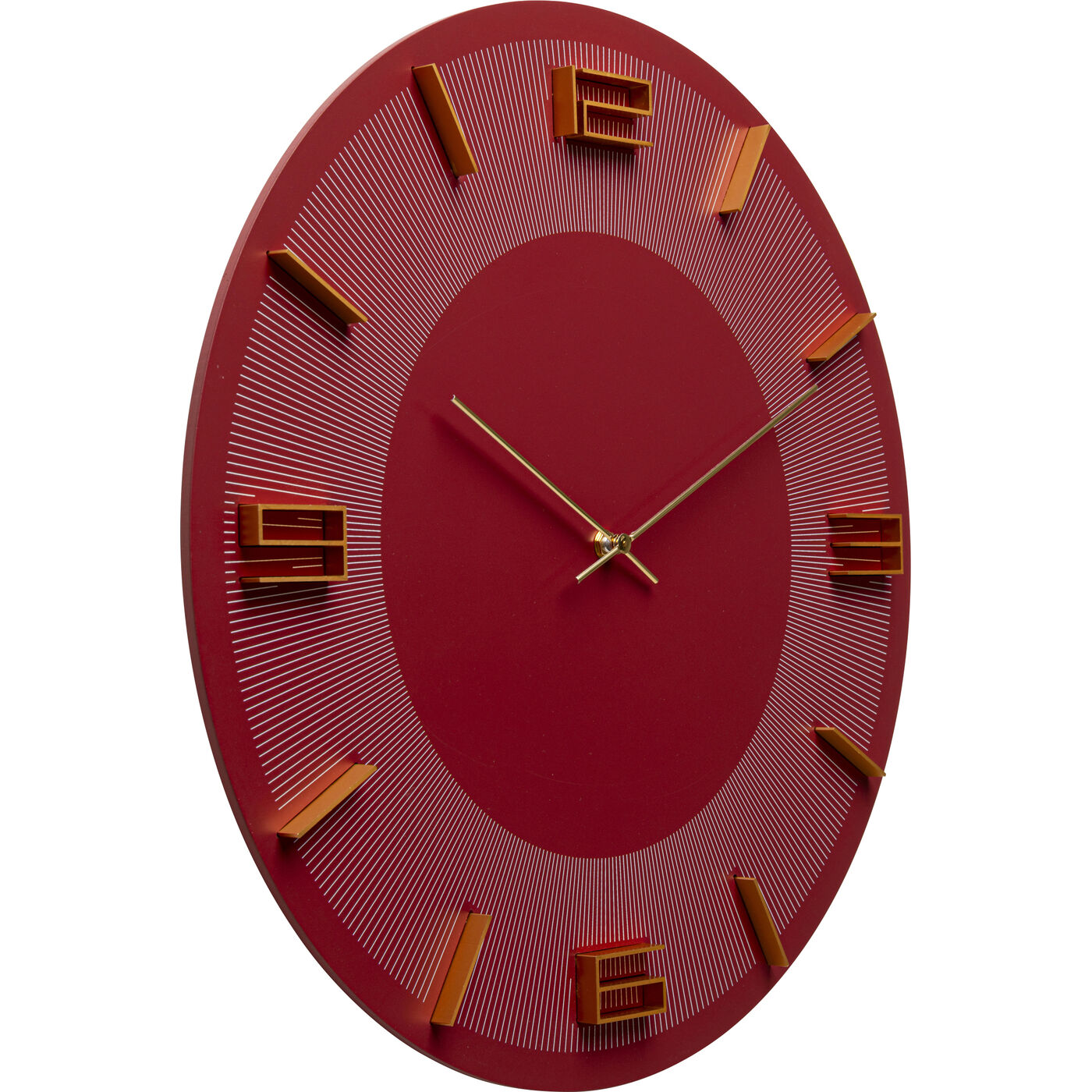 Часы настенные Leonardo Red-Gold ракурс 5