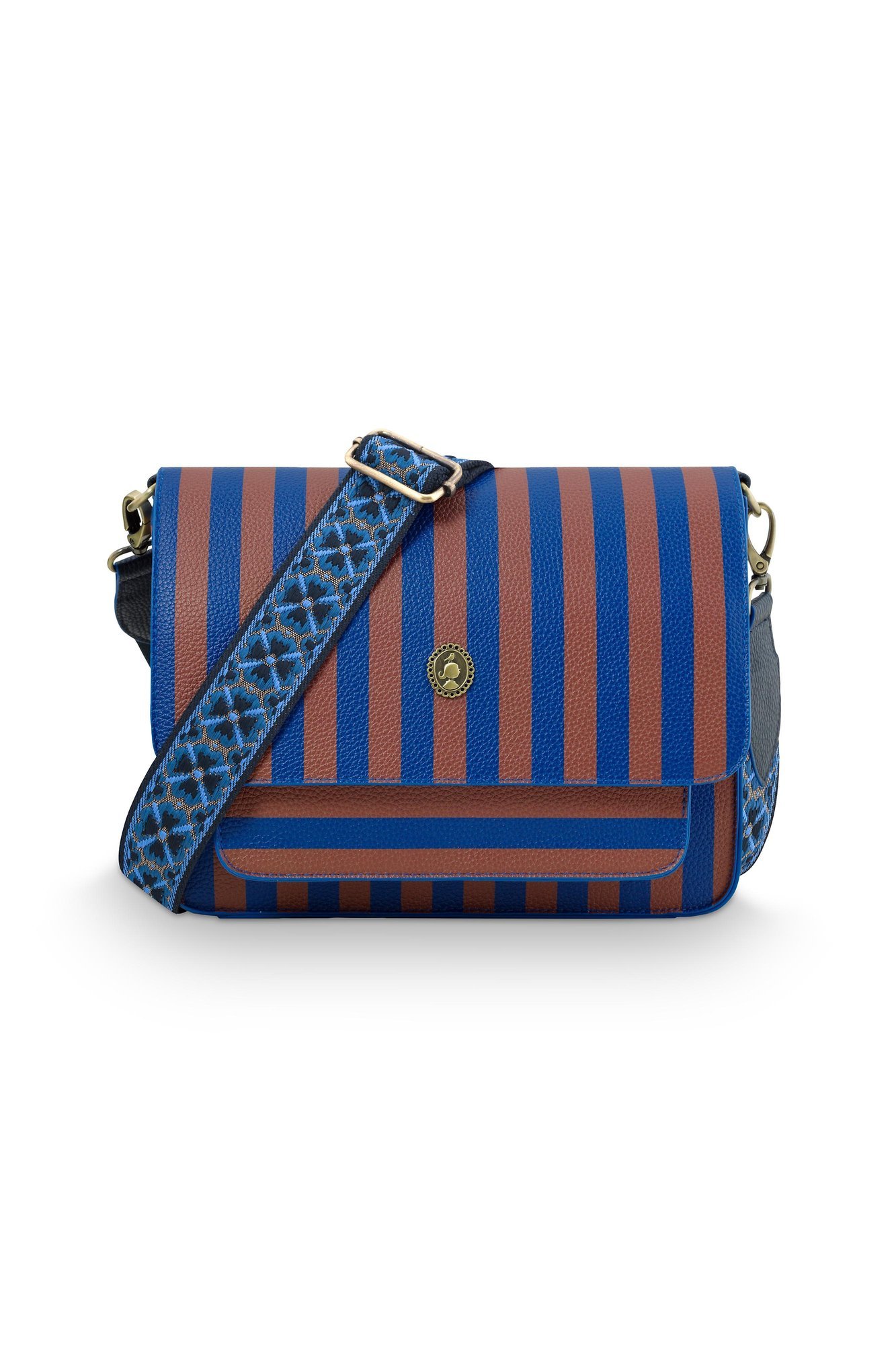 Сумка средняя Fenna Stripe Blue, 4 л ракурс 2