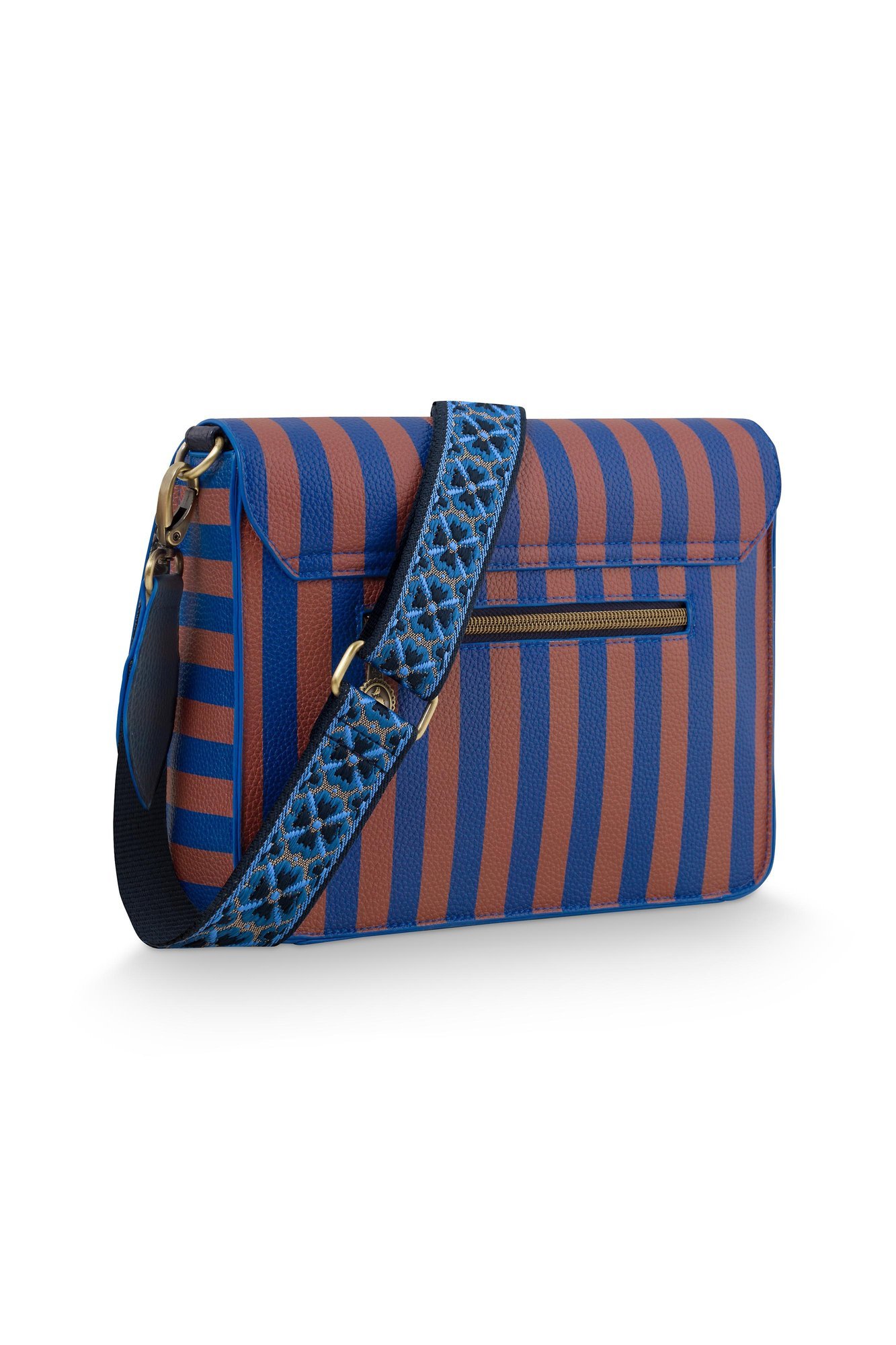 Сумка средняя Fenna Stripe Blue, 4 л ракурс 3