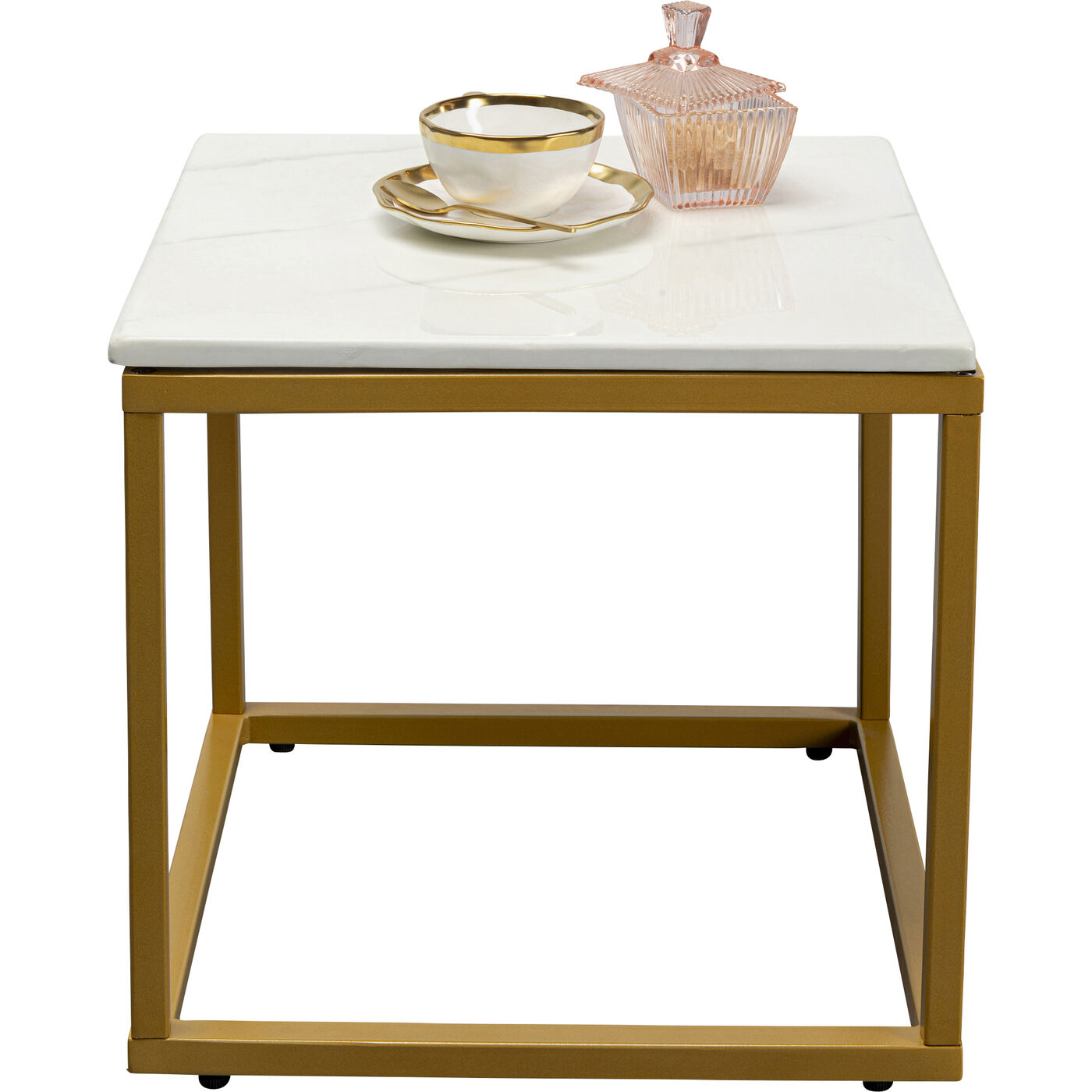 Стол приставной Key West Marble Gold ракурс 7