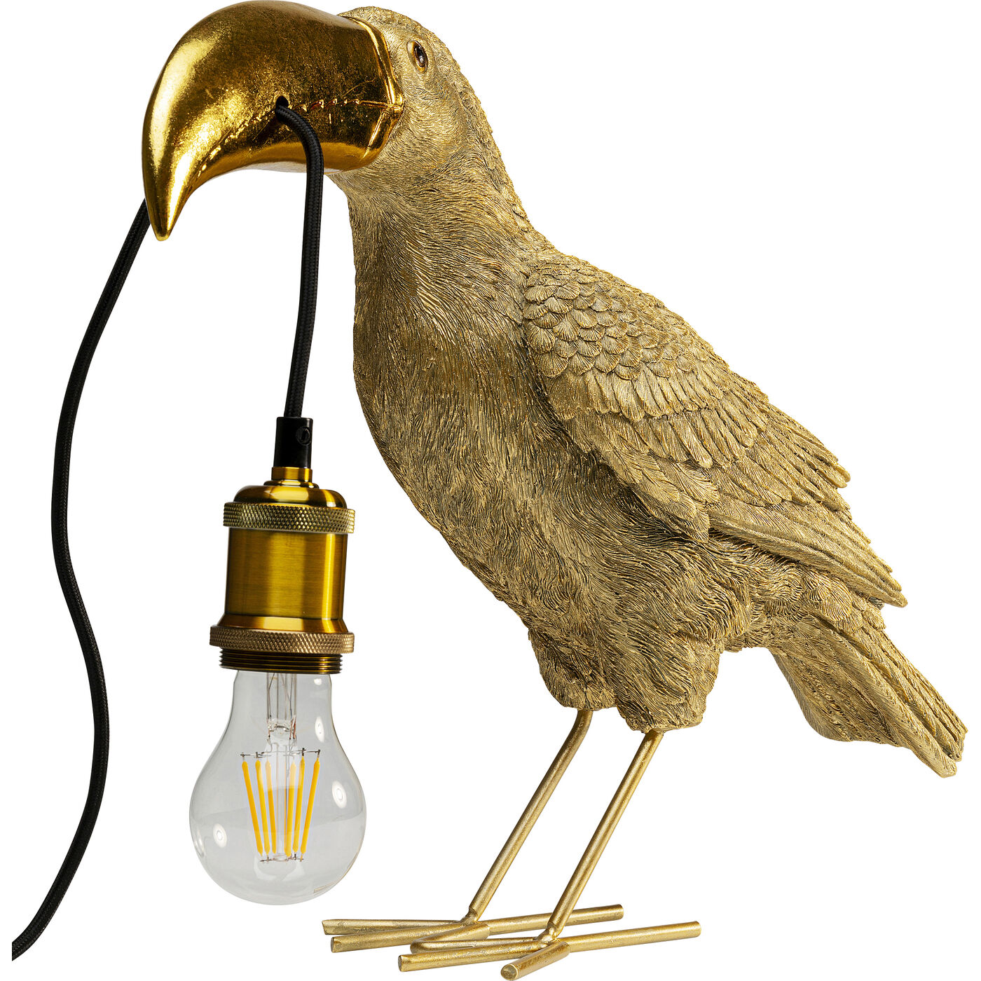 Светильник настольный Золотой тукан Toucan Gold ракурс 7