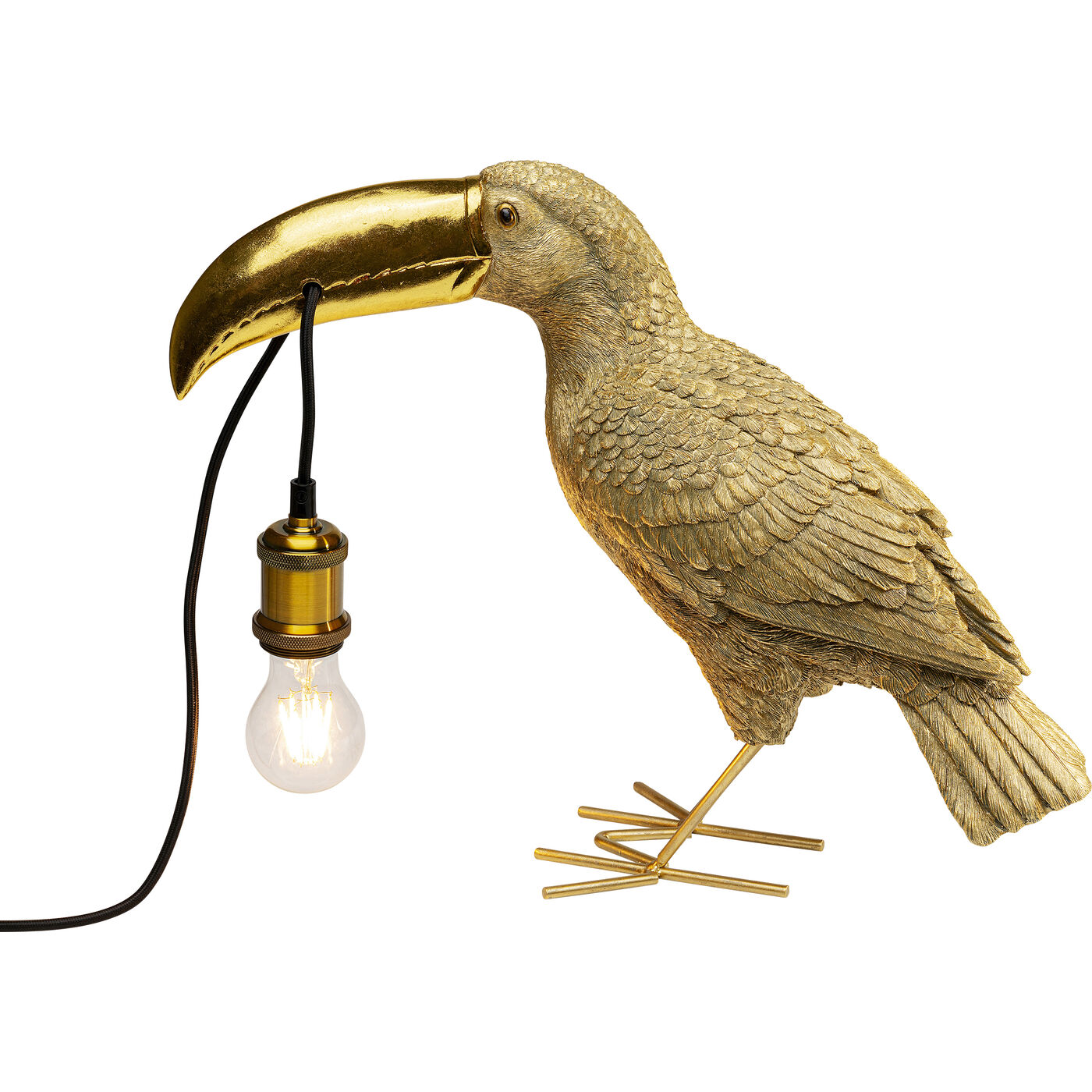 Светильник настольный Золотой тукан Toucan Gold ракурс 2