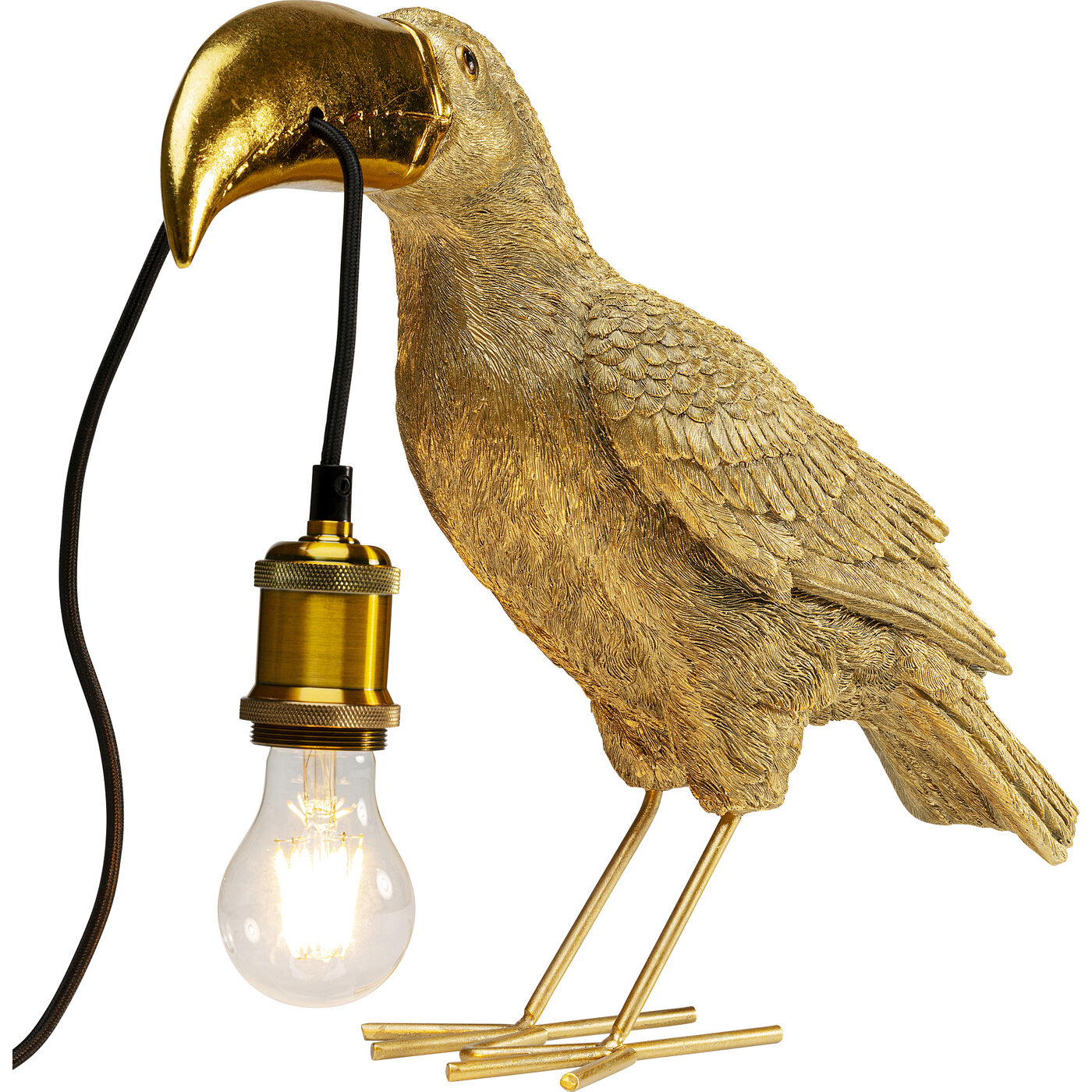 Светильник настольный Золотой тукан Toucan Gold ракурс 6