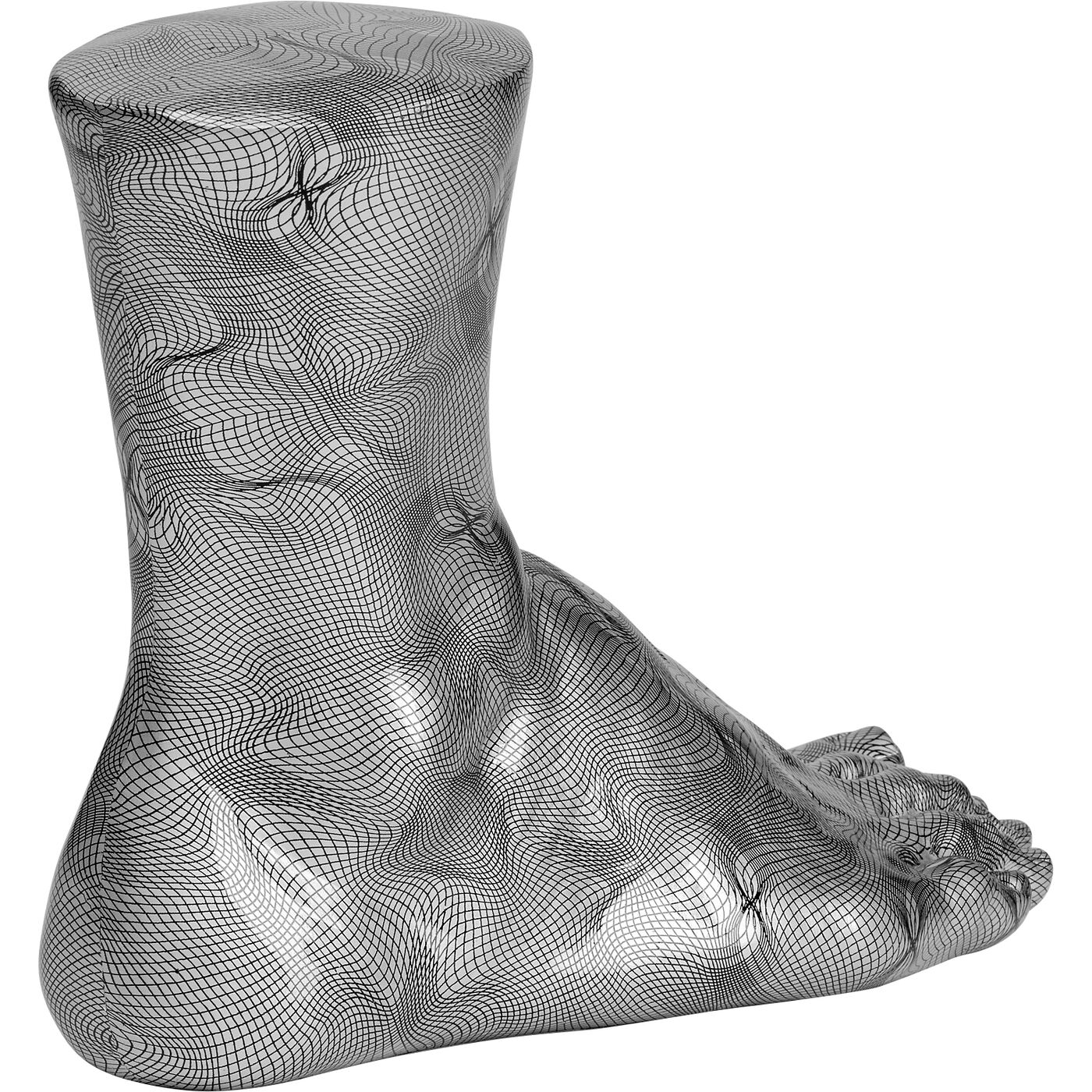 Объект декоративный Foot Grey ракурс 6