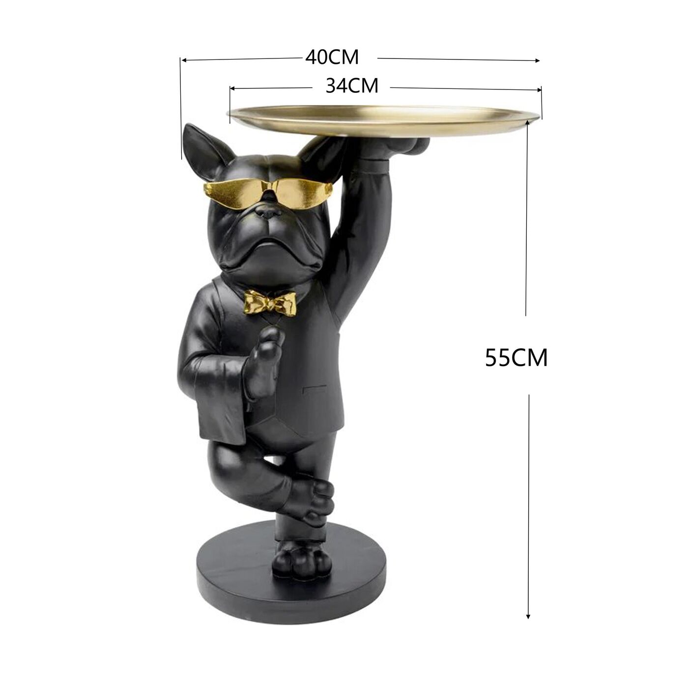 Стол приставной Cool Bulldog (поднос Black 34x55 см) ракурс 6