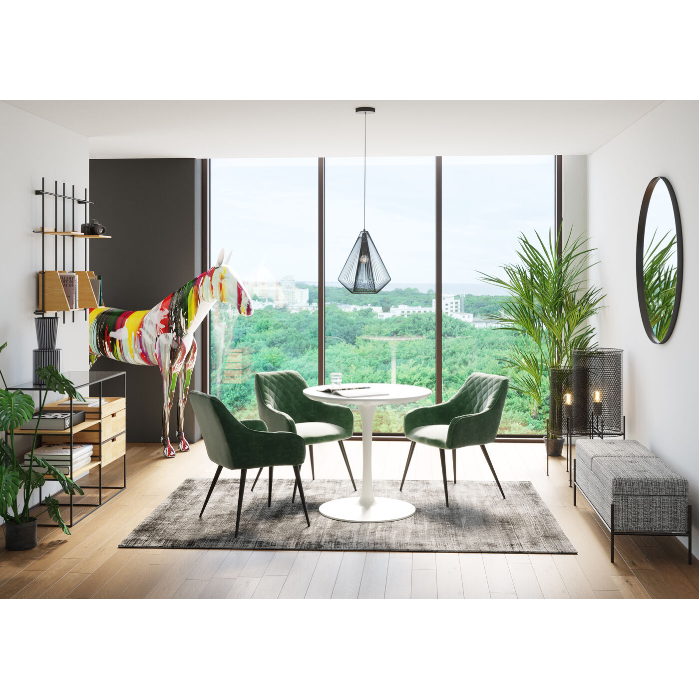 Кресло Bretagne Green ракурс 10