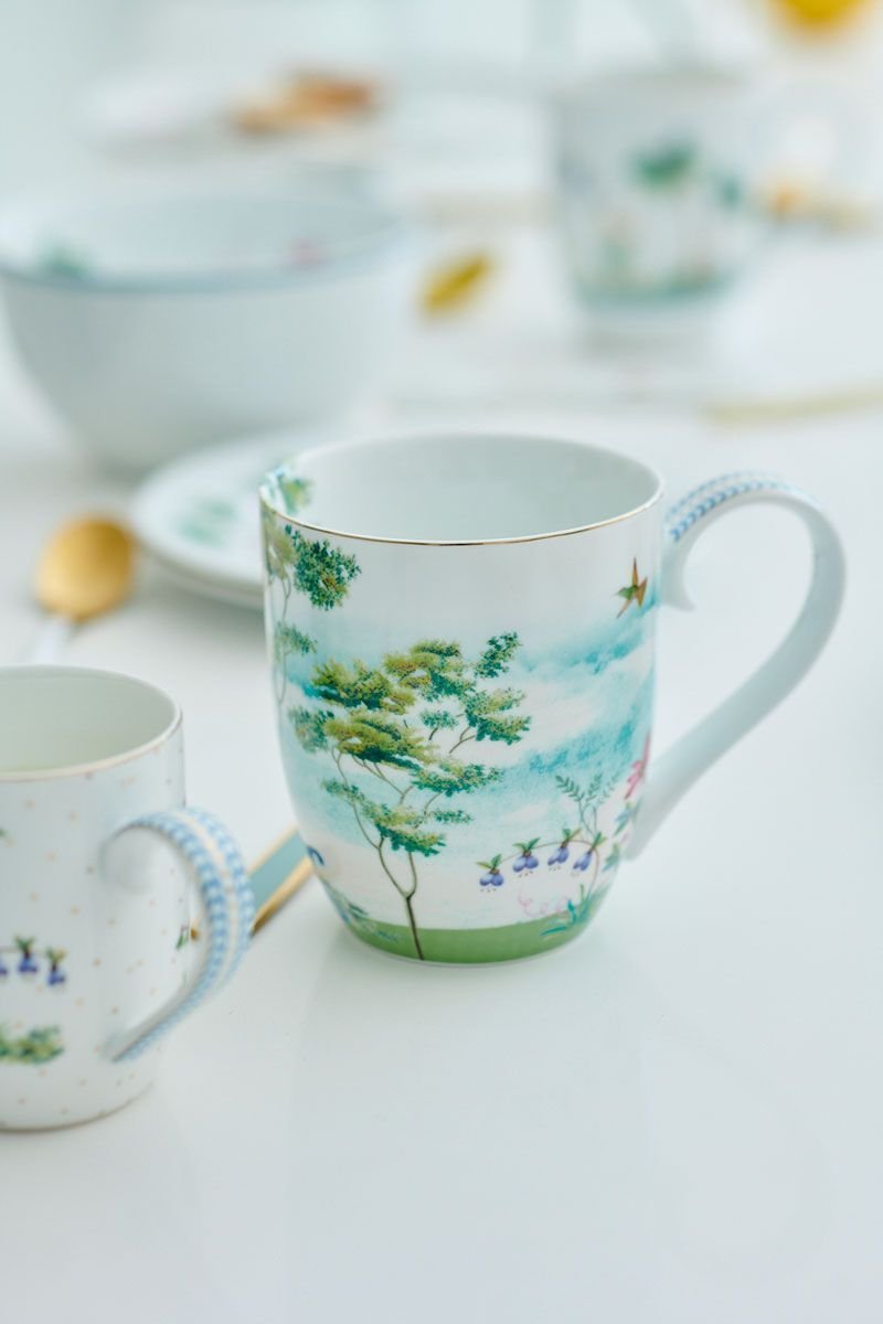 Набор кружек больших (2 шт.) Jolie Dots Heron, 450 мл