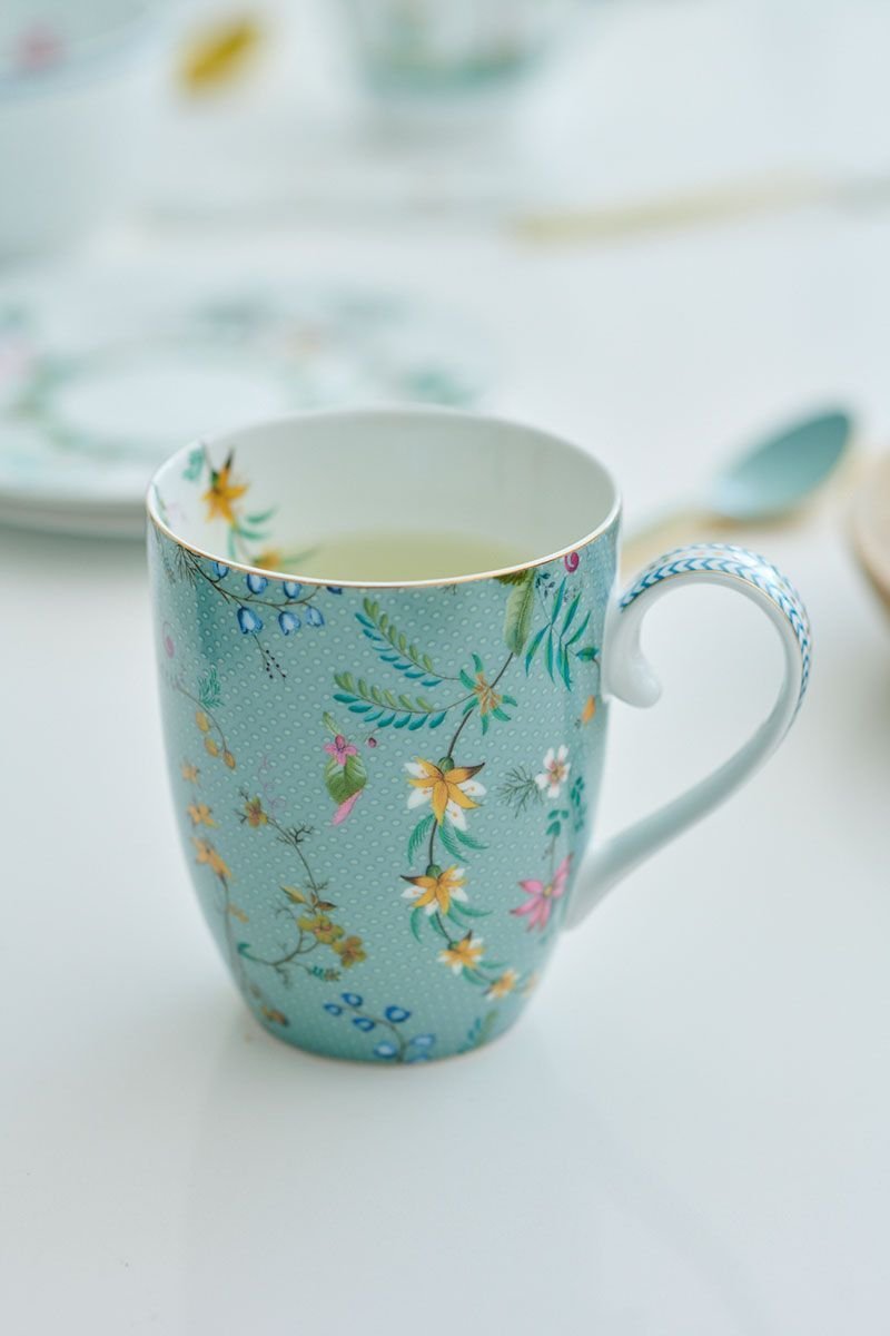 Набор кружек больших (2 шт.) Jolie Dots Blue, 365 мл