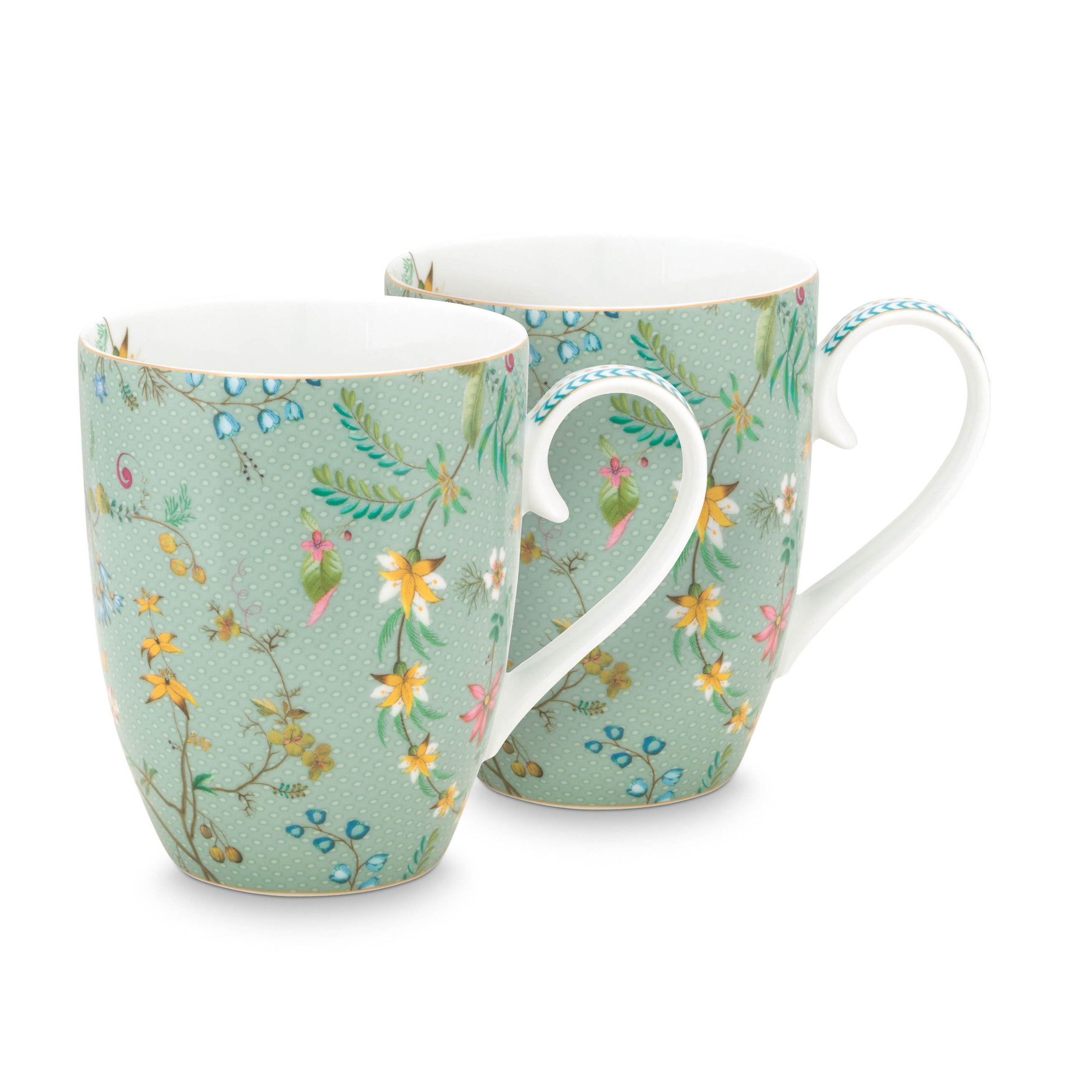 Набор кружек больших (2 шт.) Jolie Dots Blue ракурс 2