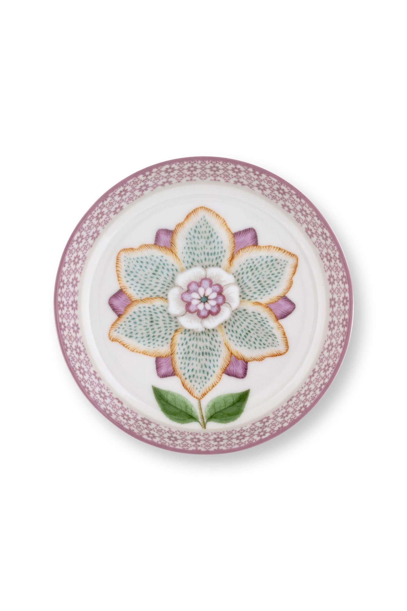 Набор блюдец для чайных пакетиков (2 шт. по Ø9 см) Lily&Lotus Off White ракурс 3
