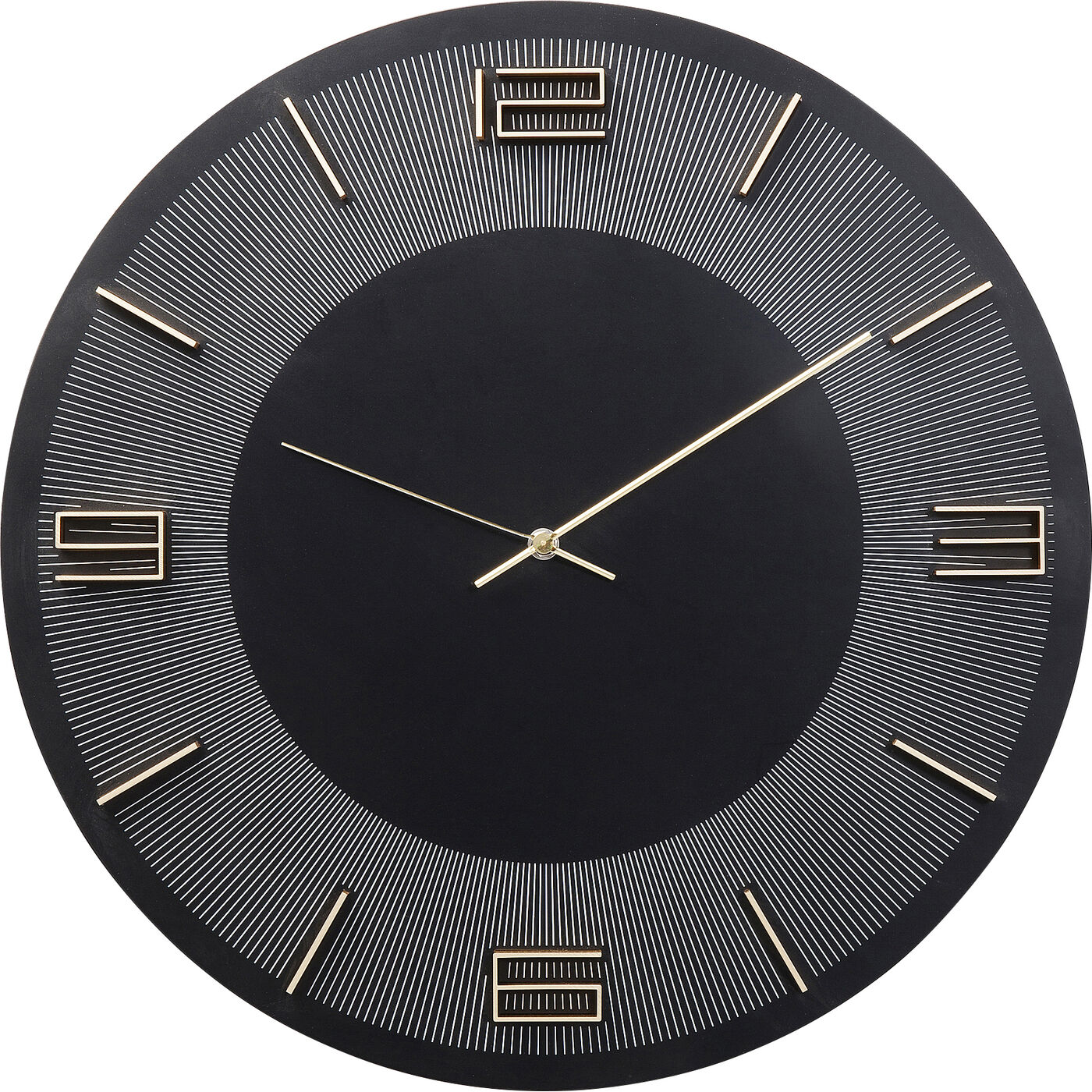 Часы настенные Leonardo Black-Gold, 50