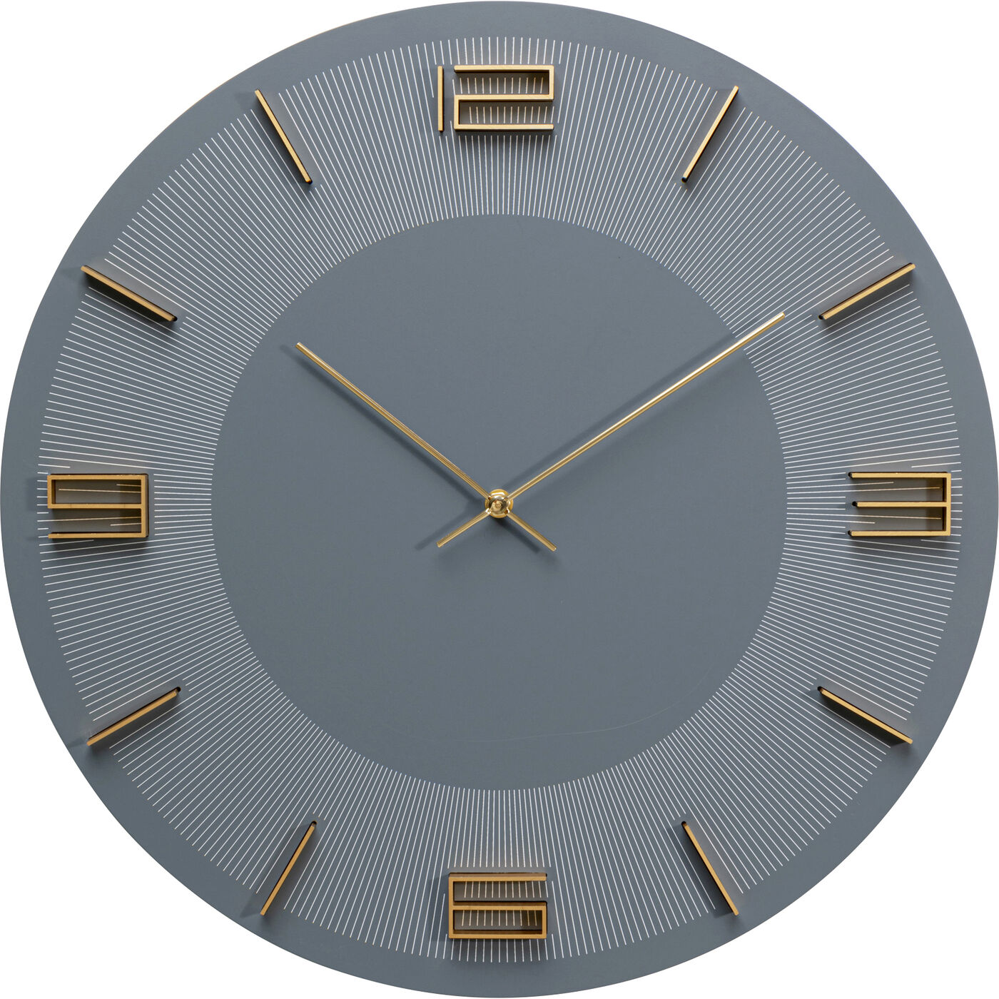 Часы настенные Leonardo Grey-Gold, 49 см