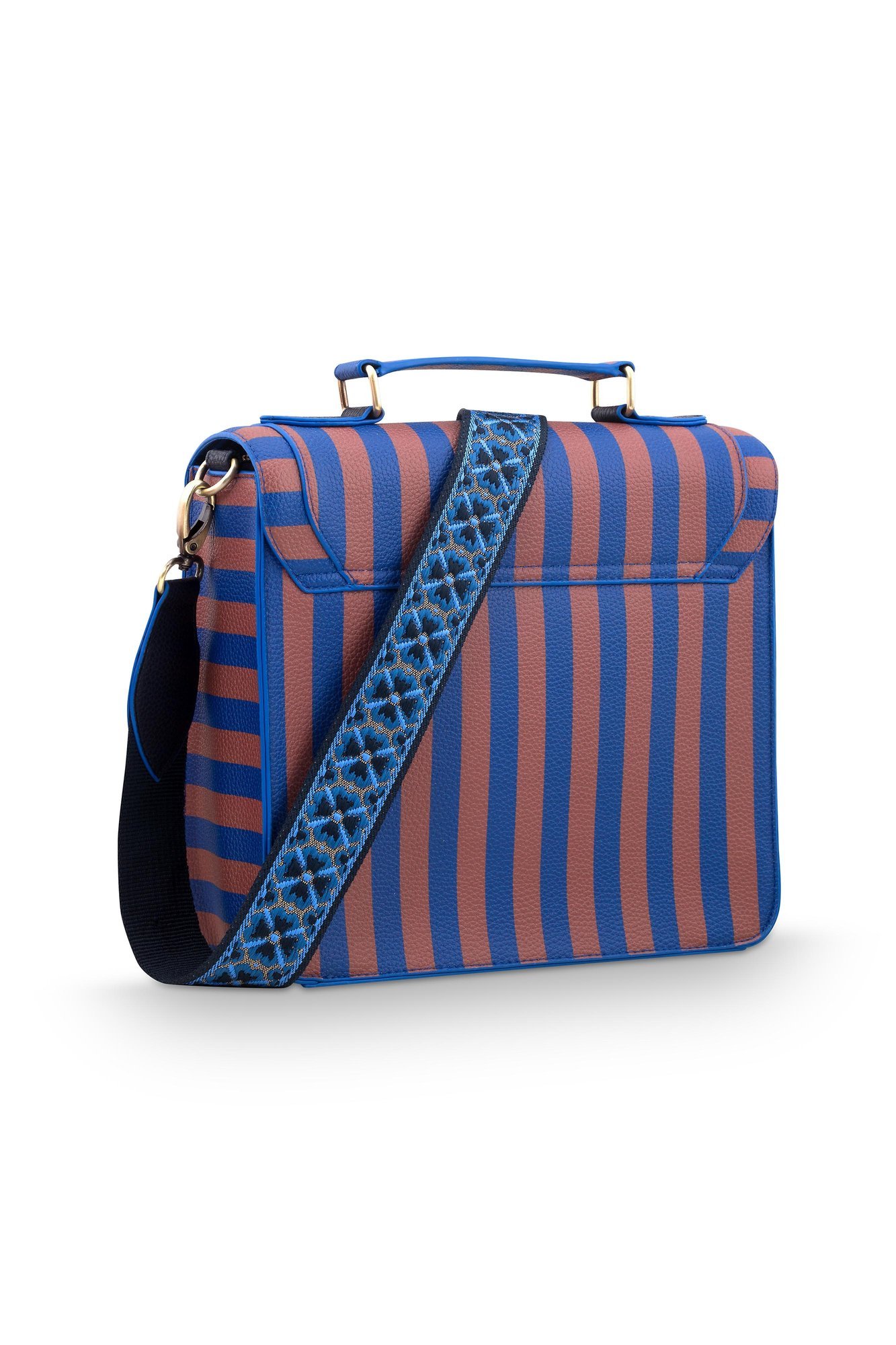 Сумка кросс-боди средняя Frances Stripe Blue, 4 л ракурс 3