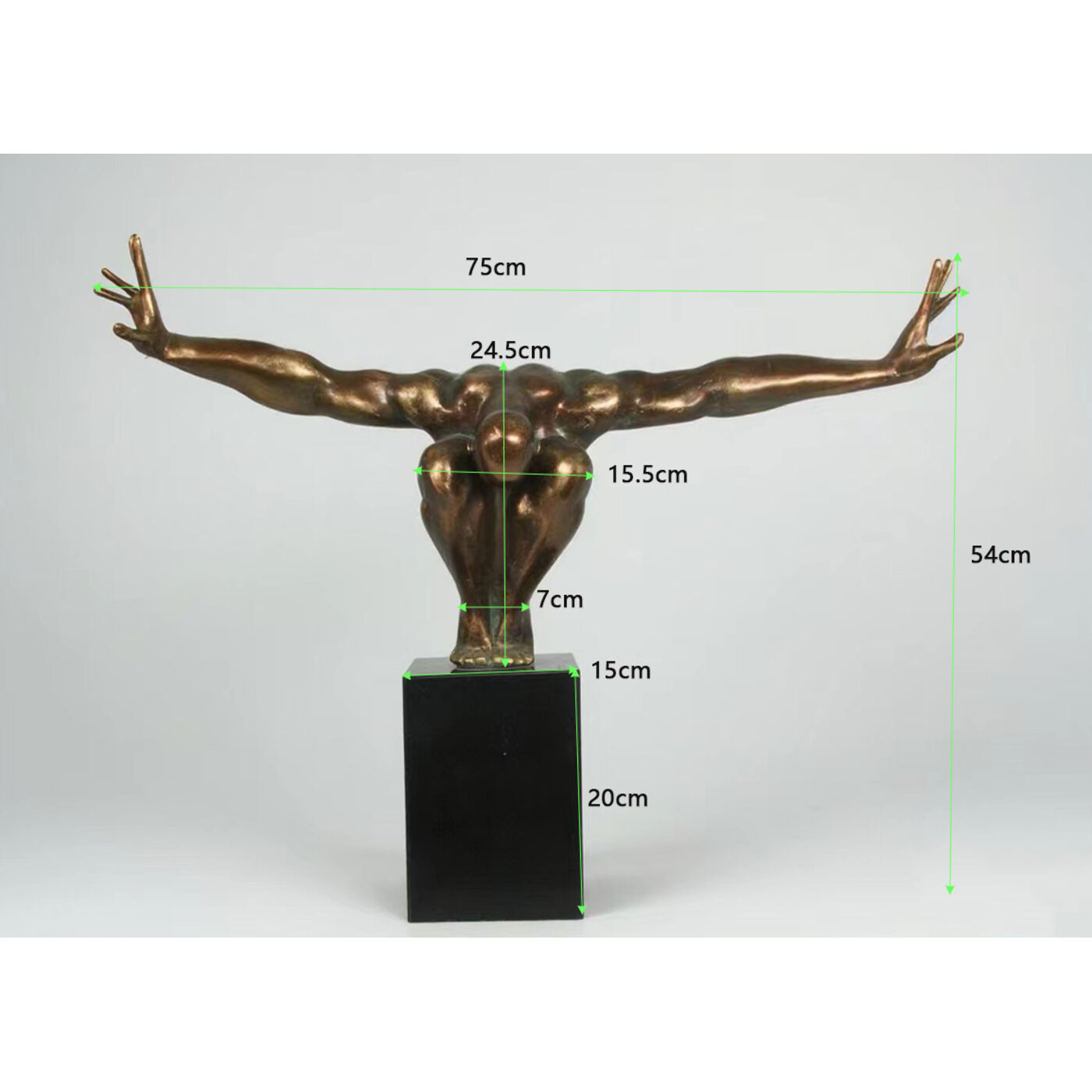 Фигура декоративная Athlet Bronze