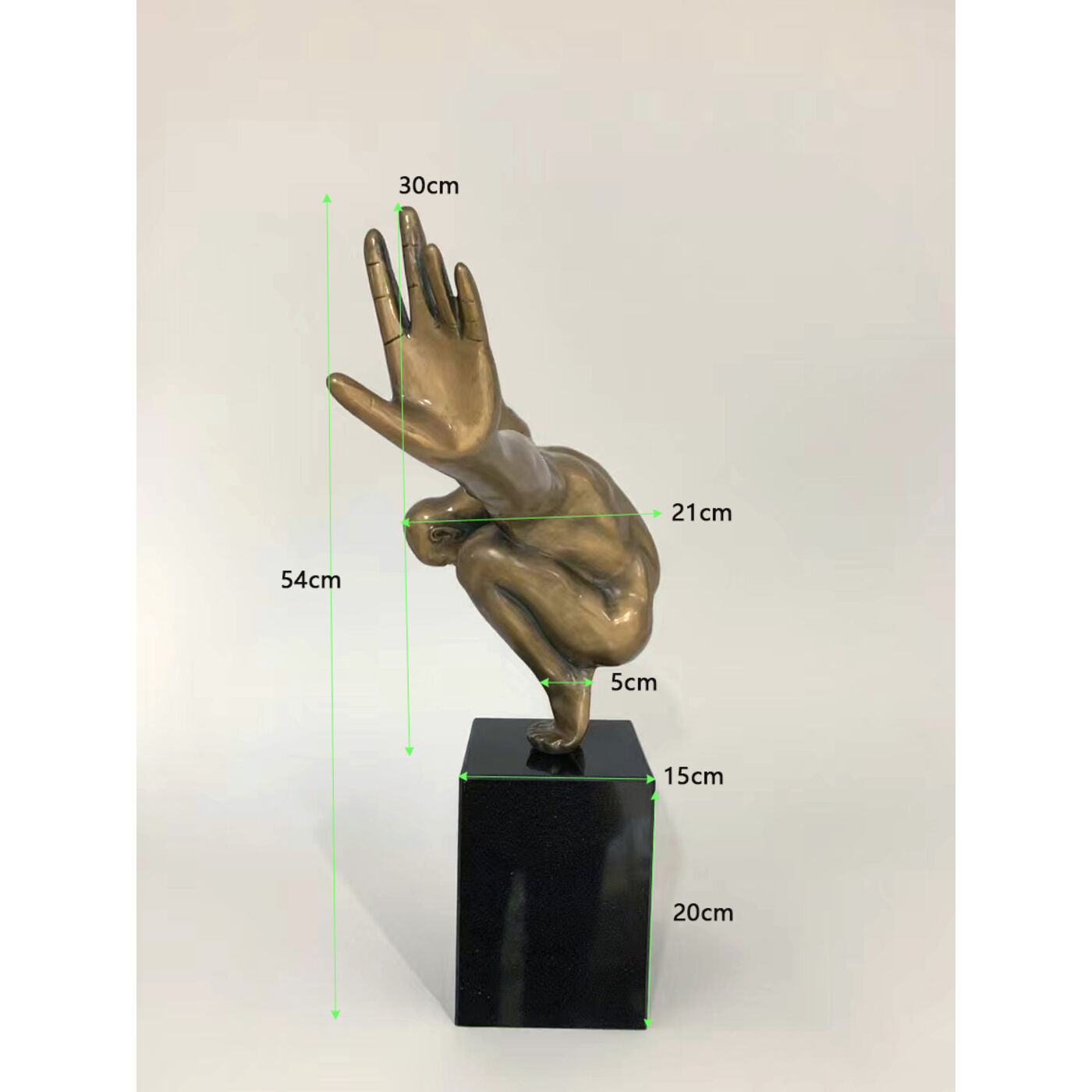 Фигура декоративная Athlet Bronze ракурс 3
